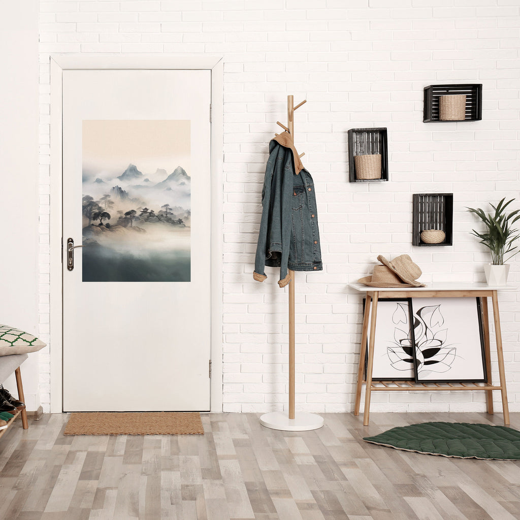 Affiche verticale autocollante HIDDEN TEMPLE MIST