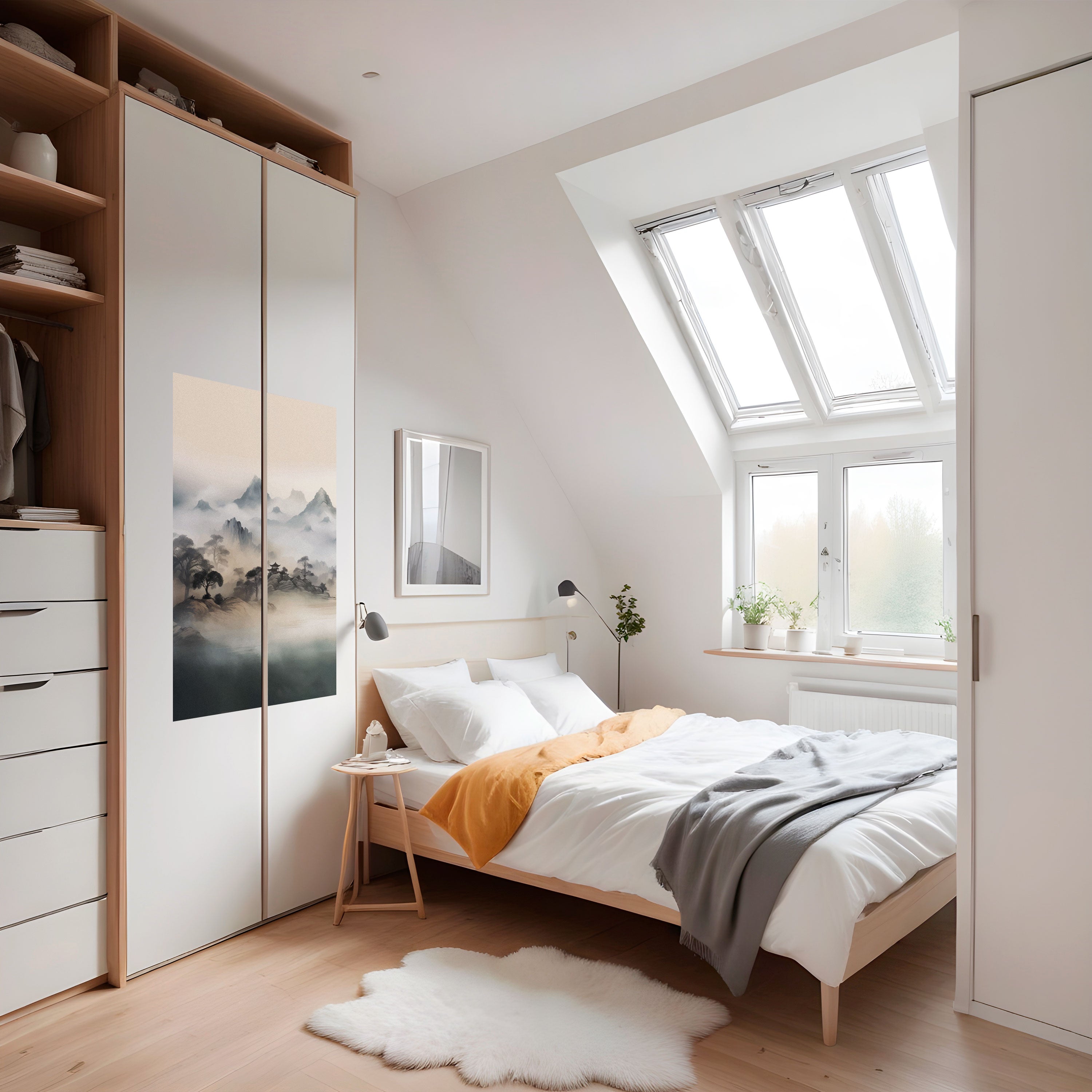 Affiche verticale autocollante HIDDEN TEMPLE MIST