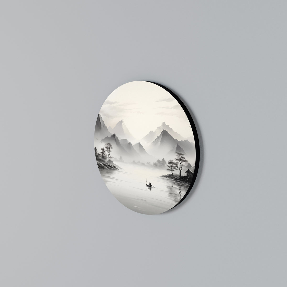 ASIAN VENTURE Round Wall Art