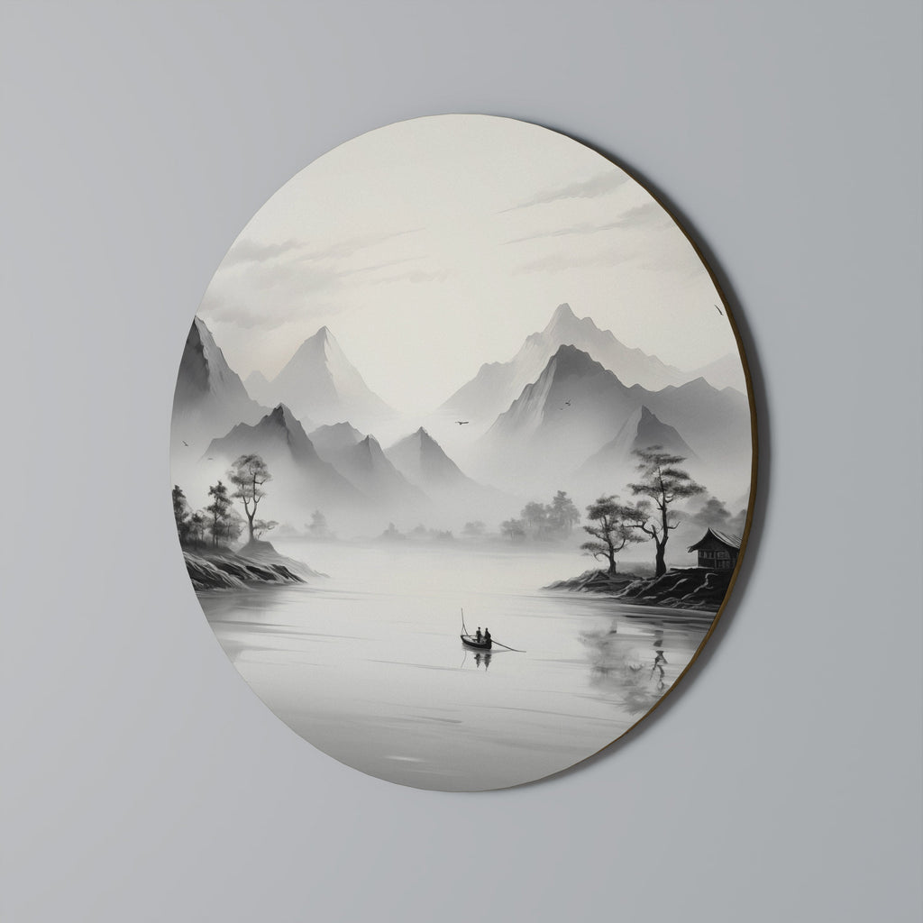 Décoration murale ronde ASIAN VENTURE