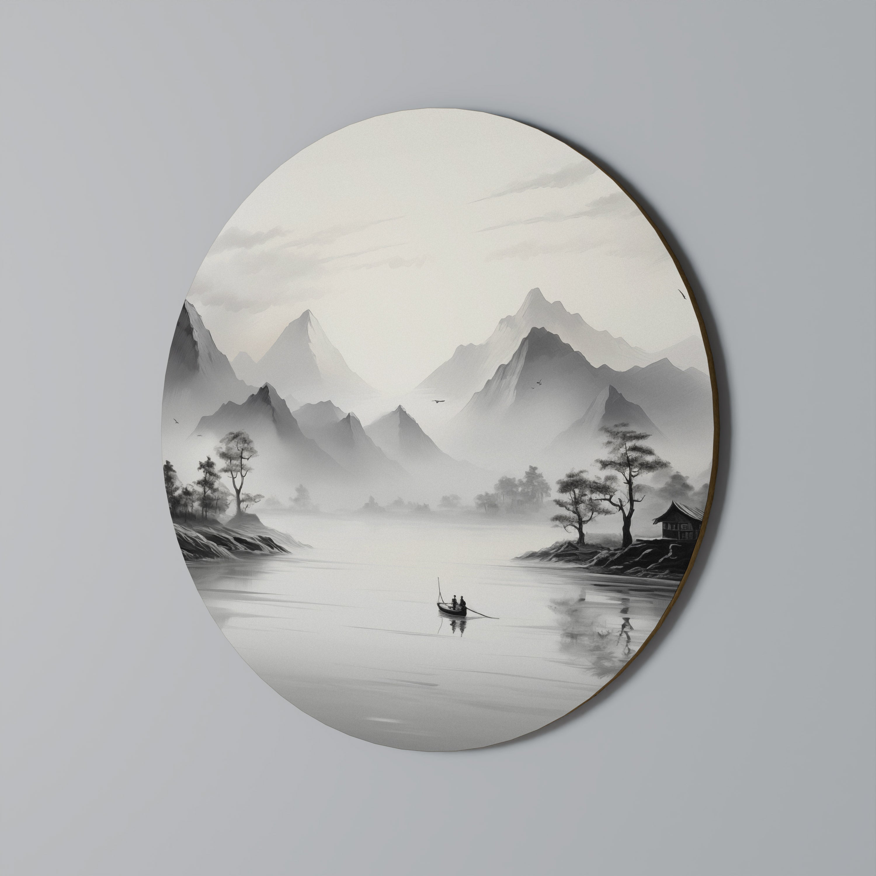 Décoration murale ronde ASIAN VENTURE