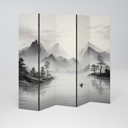 ASIAN VENTURE 5-Panel Room Divider