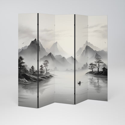 ASIAN VENTURE 5-Panel Room Divider