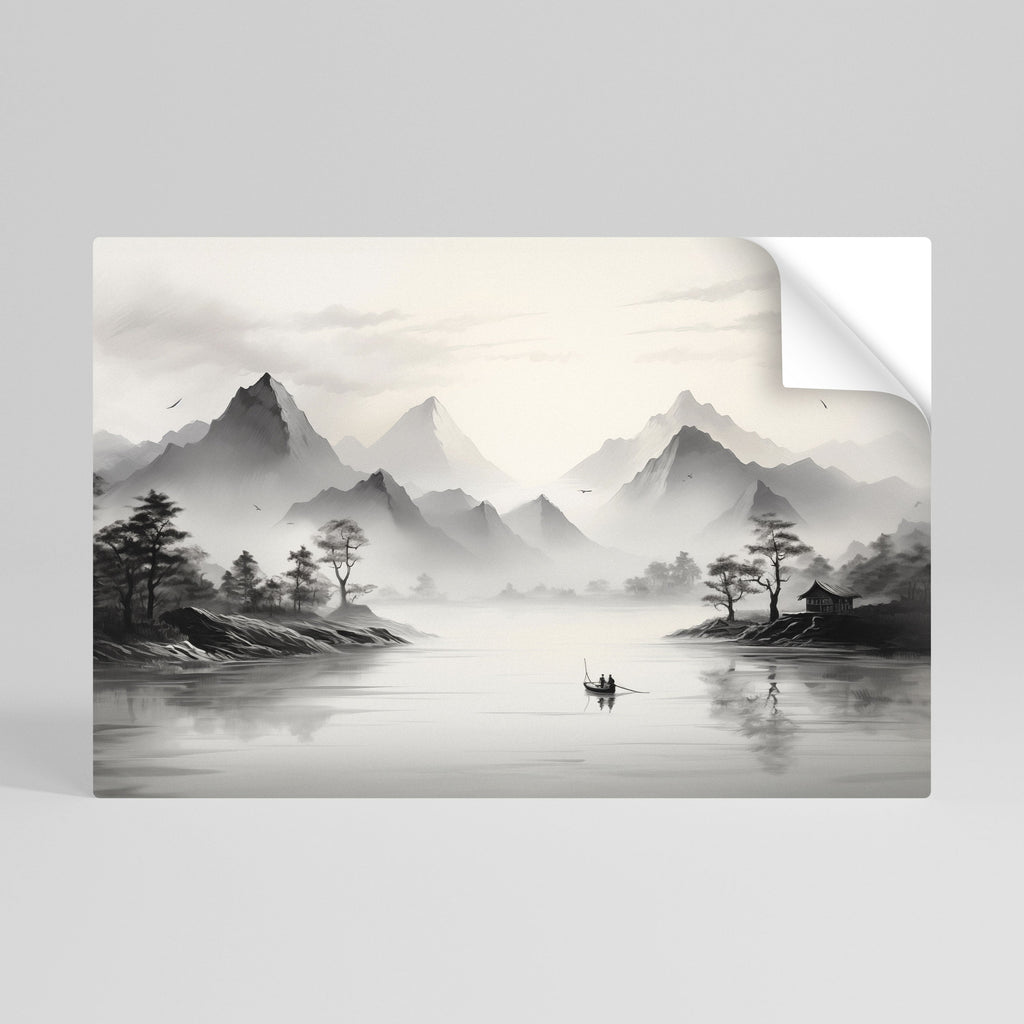 Affiche horizontale autocollante ASIAN VENTURE