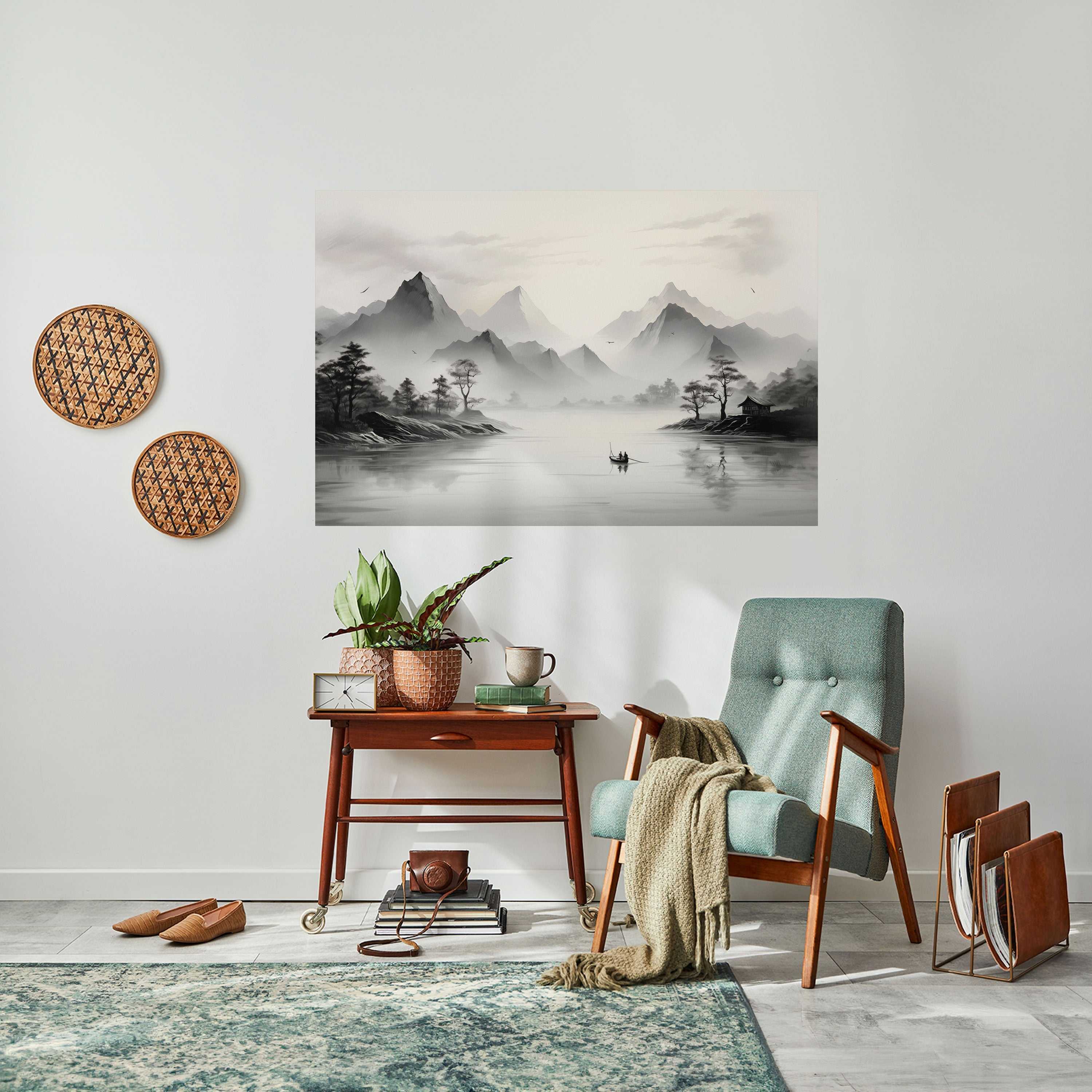 Affiche horizontale autocollante ASIAN VENTURE