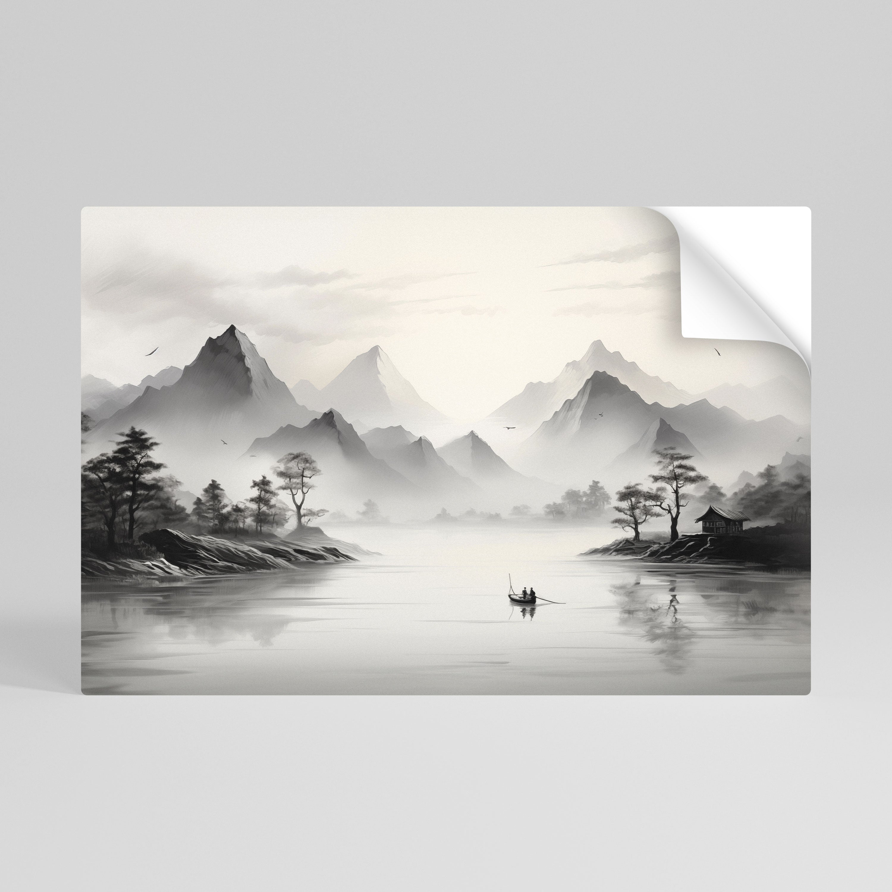 Affiche horizontale autocollante ASIAN VENTURE