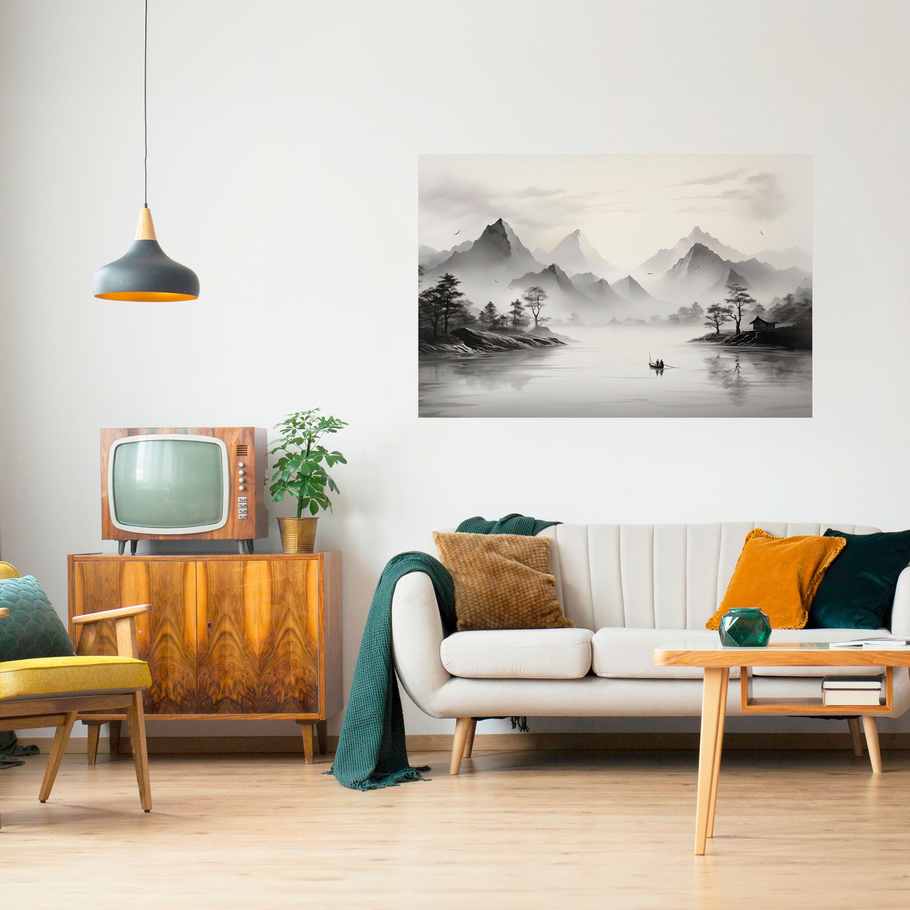 Affiche horizontale autocollante ASIAN VENTURE