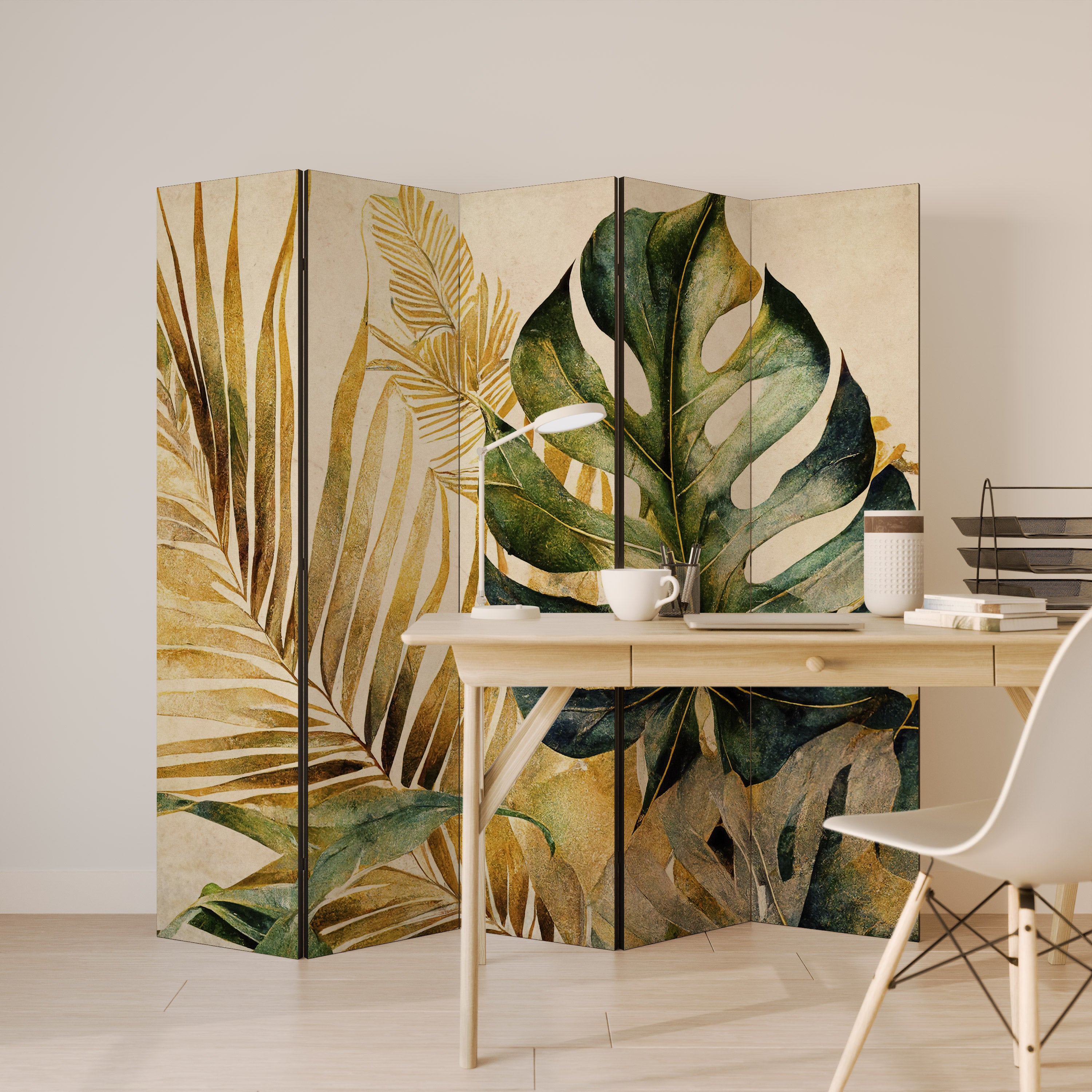 NATURE’S LYRICS 5-Panel Room Divider