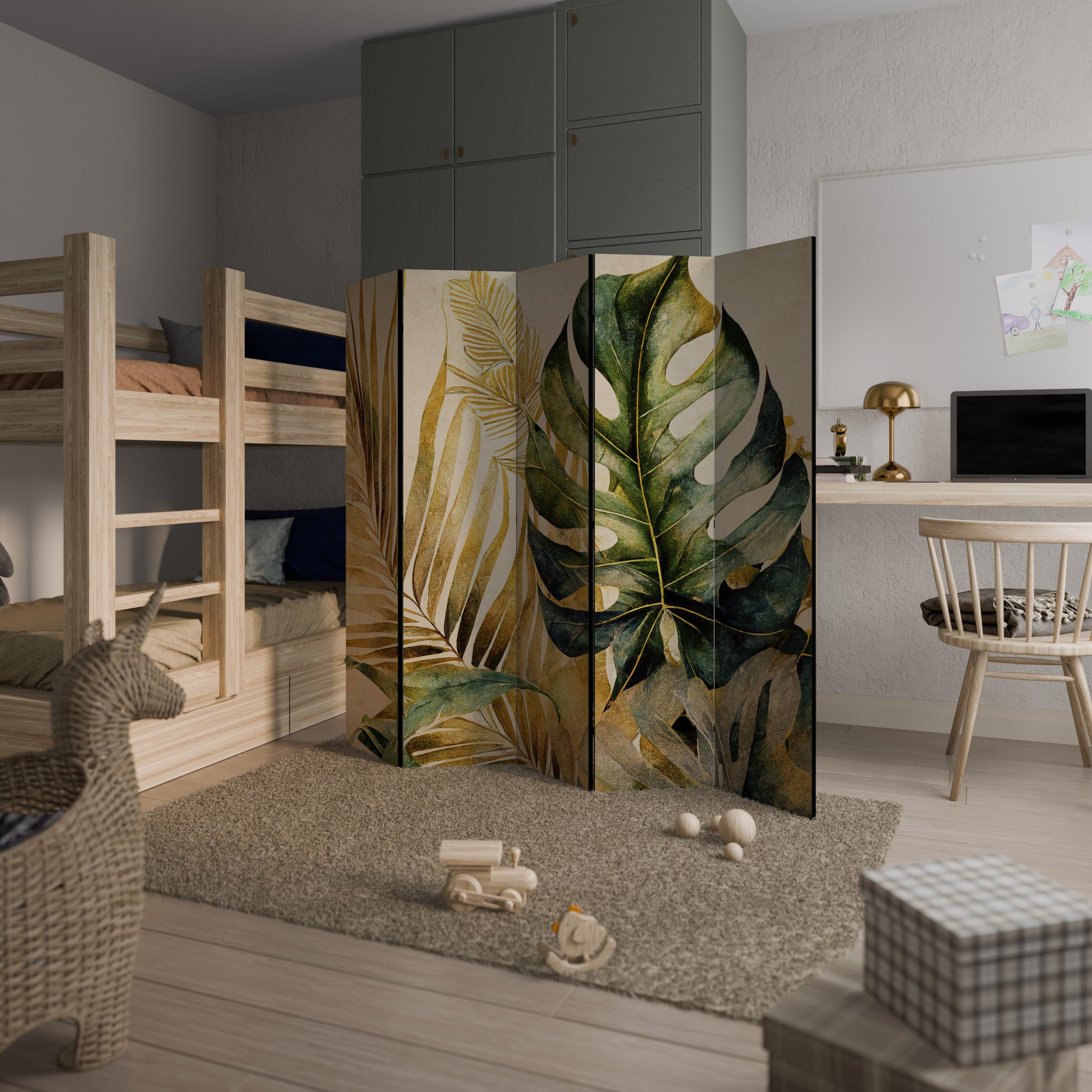 NATURE’S LYRICS 5-Panel Room Divider