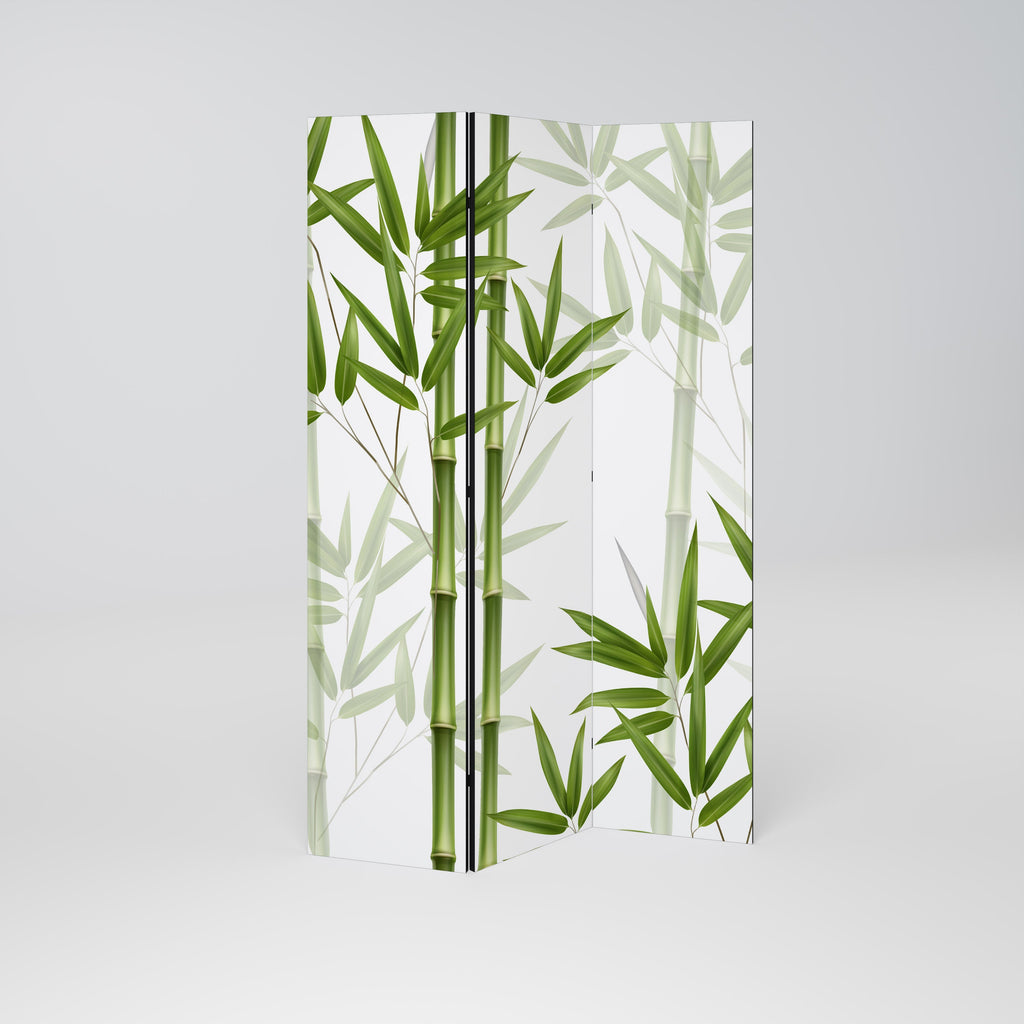 Paravent décoratif à 3 panneaux SERENE BAMBOO WHISPERS