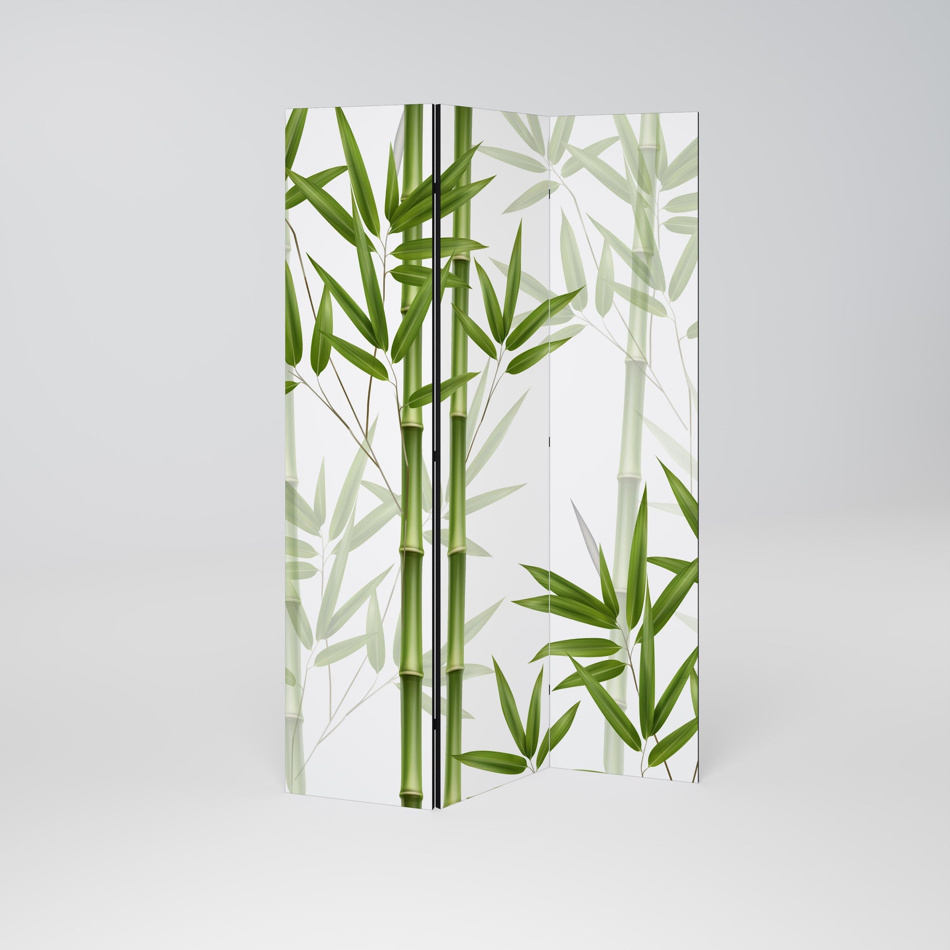 Paravent décoratif à 3 panneaux SERENE BAMBOO WHISPERS