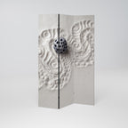 SAND SCULPTED SERENITY 3-Panel Room Divider