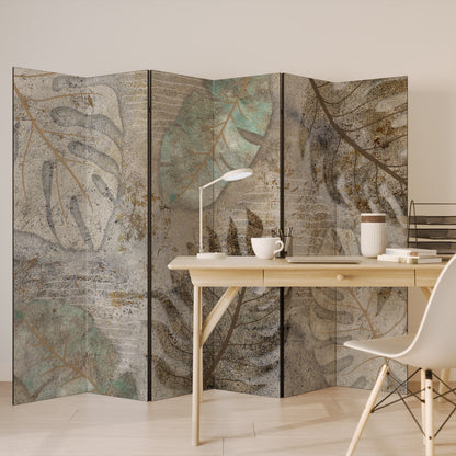 TEXTURED TRANQUILITY 6-Panel Room Divider