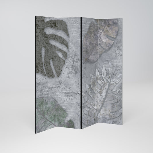 VINTAGE GREENERY 4-Panel Room Divider