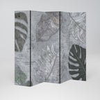 VINTAGE GREENERY 5-Panel Room Divider