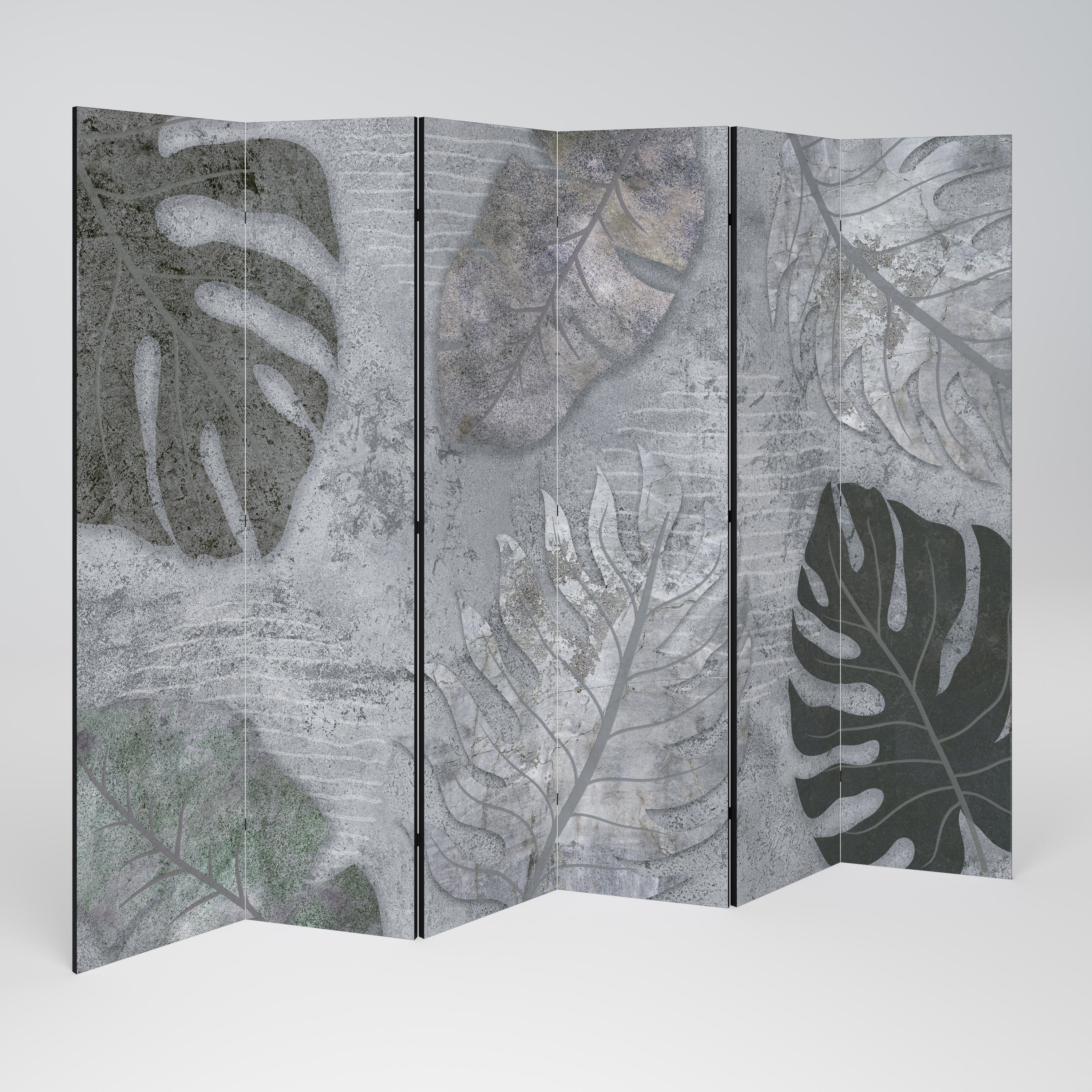VINTAGE GREENERY 6-Panel Room Divider