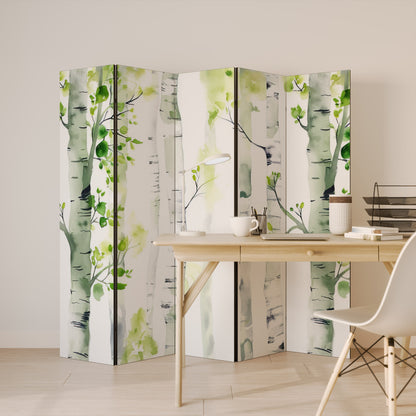 BIRCHY SOLACE 5-Panel Room Divider