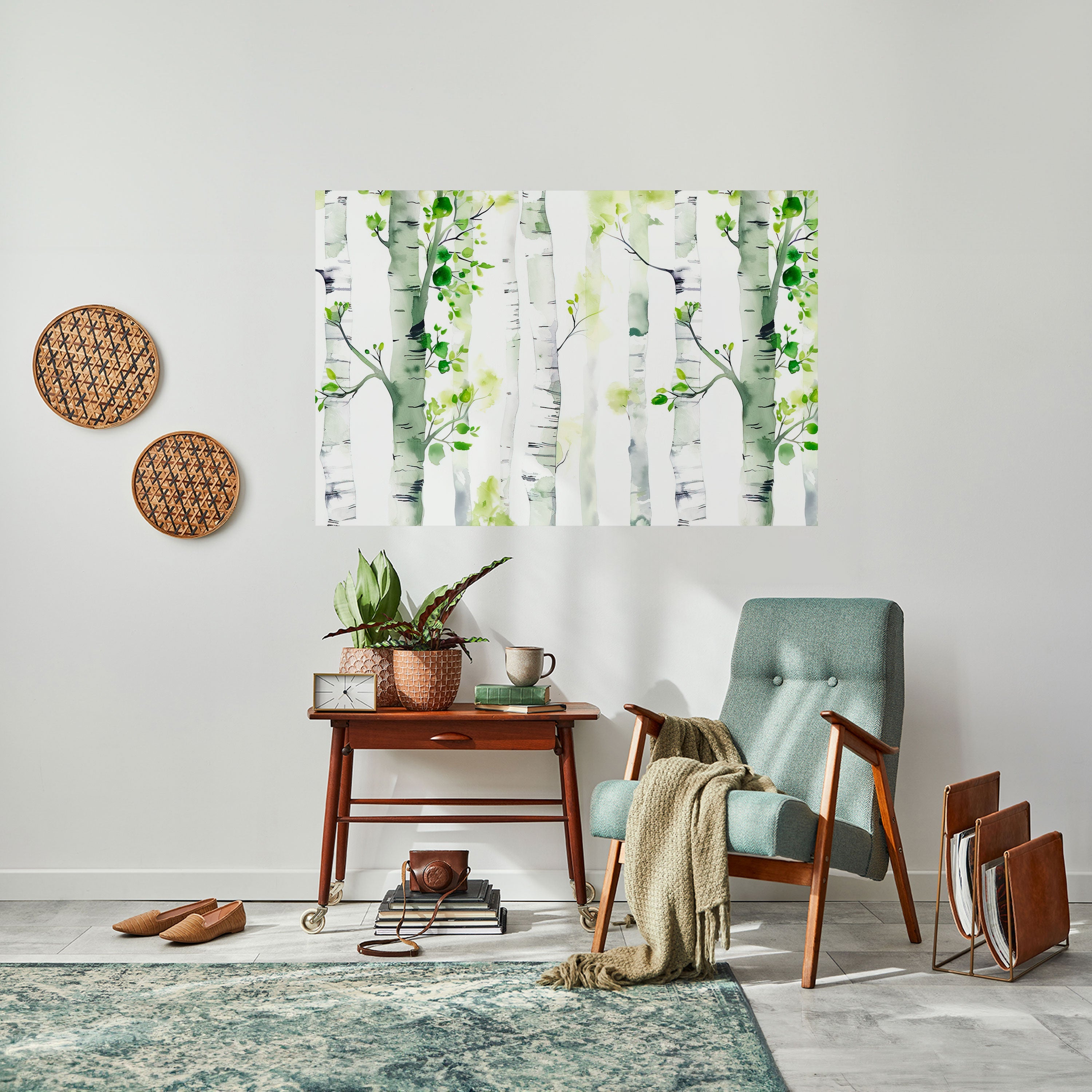 Affiche horizontale autocollante BIRCHY SOLACE