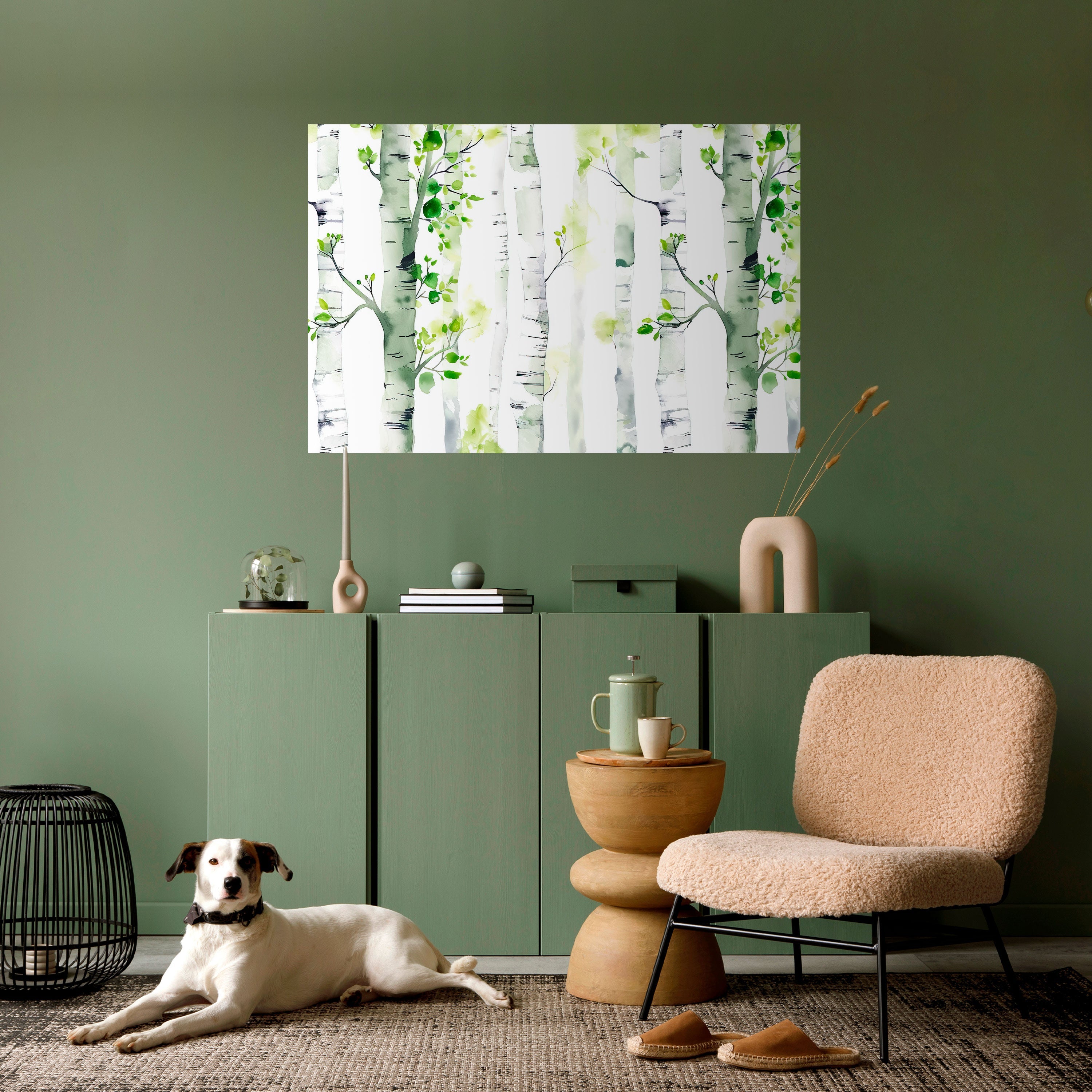 Affiche horizontale autocollante BIRCHY SOLACE