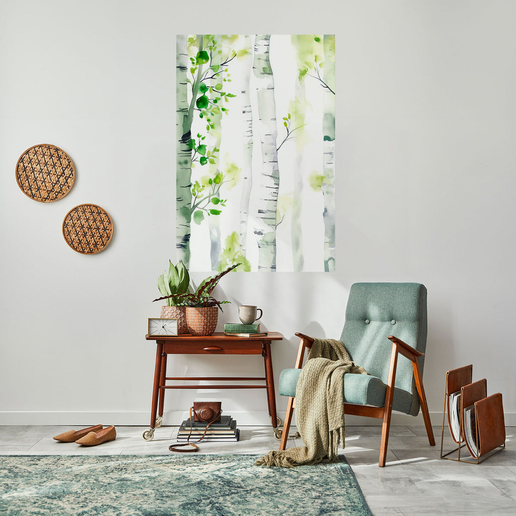 Affiche verticale autocollante BIRCHY SOLACE