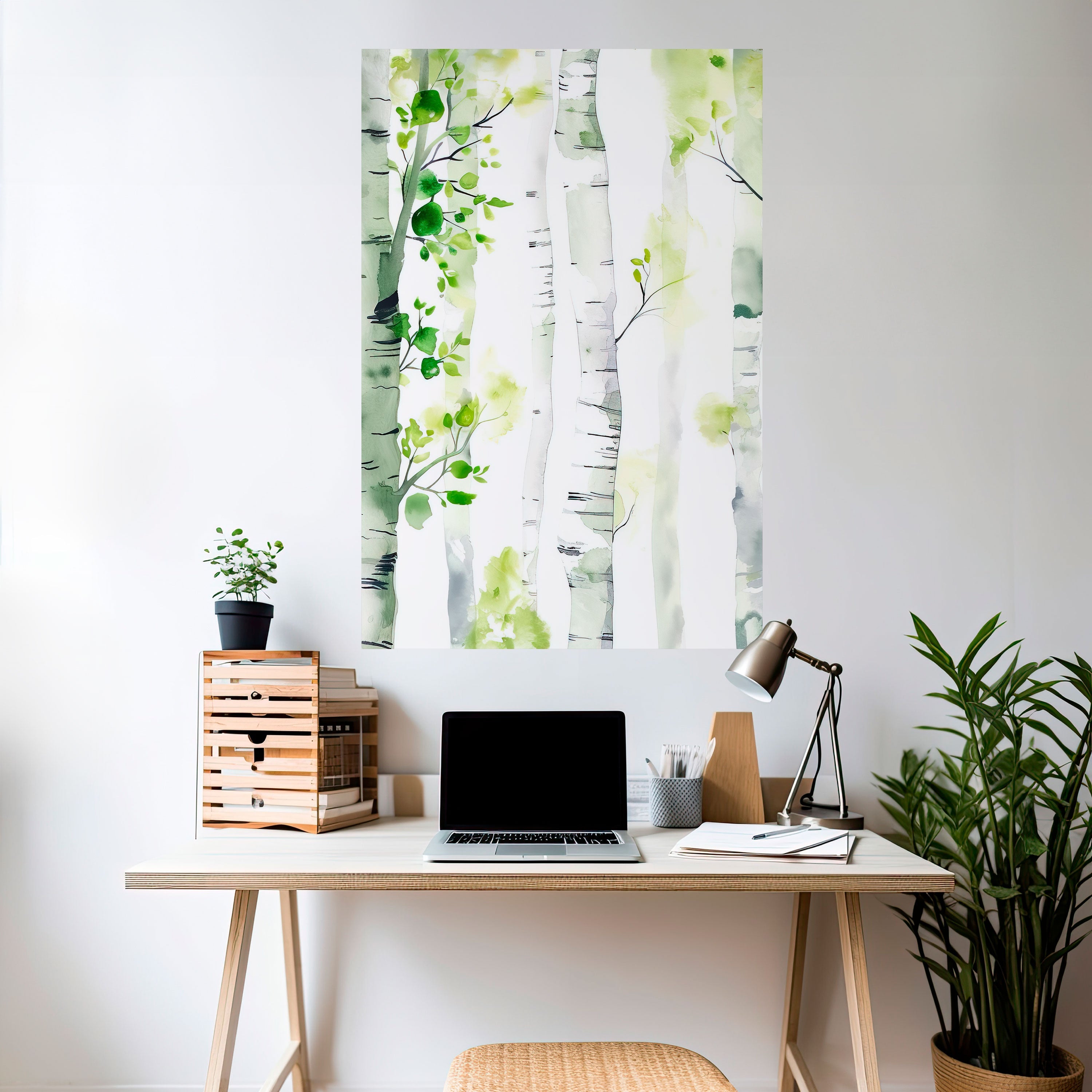 Affiche verticale autocollante BIRCHY SOLACE