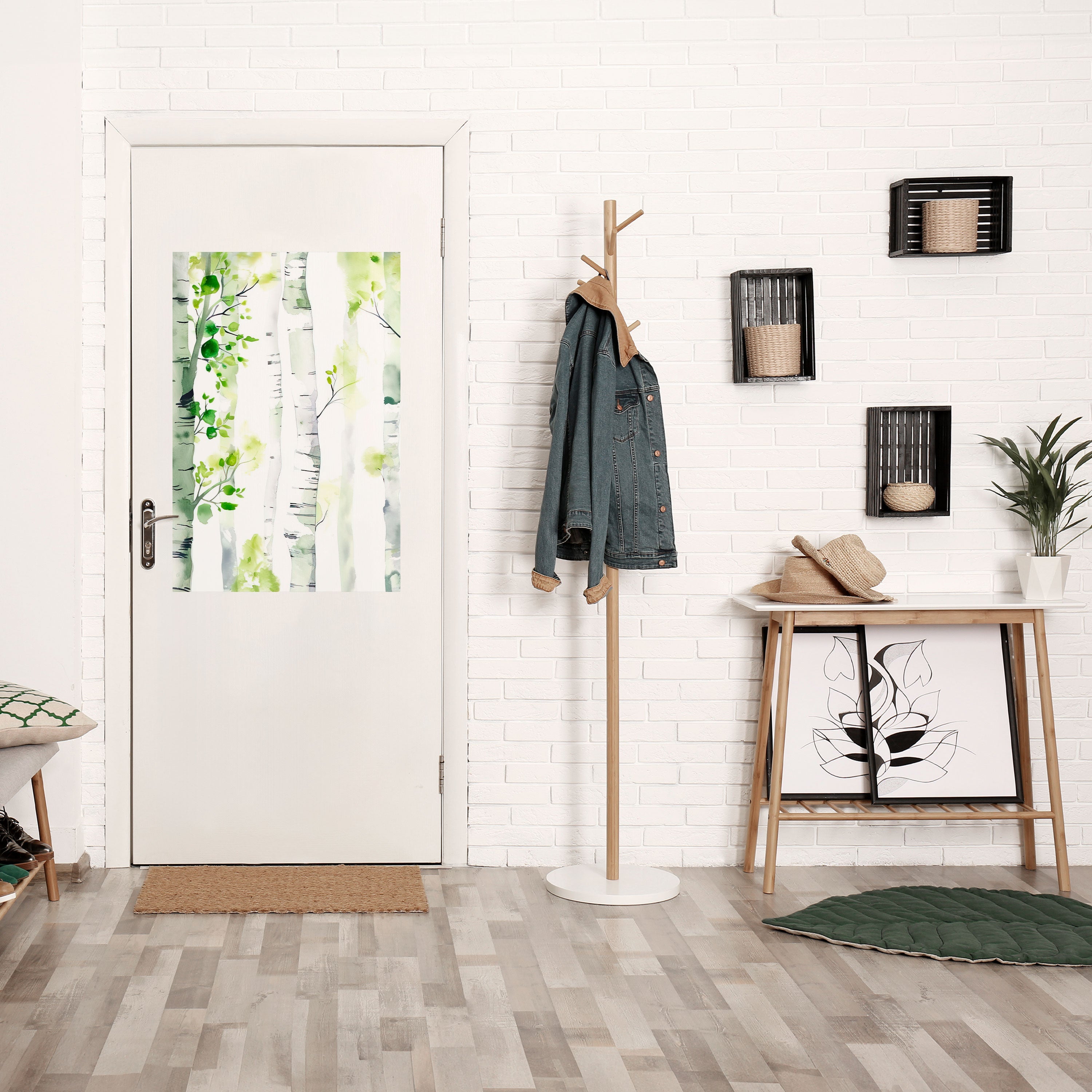 Affiche verticale autocollante BIRCHY SOLACE