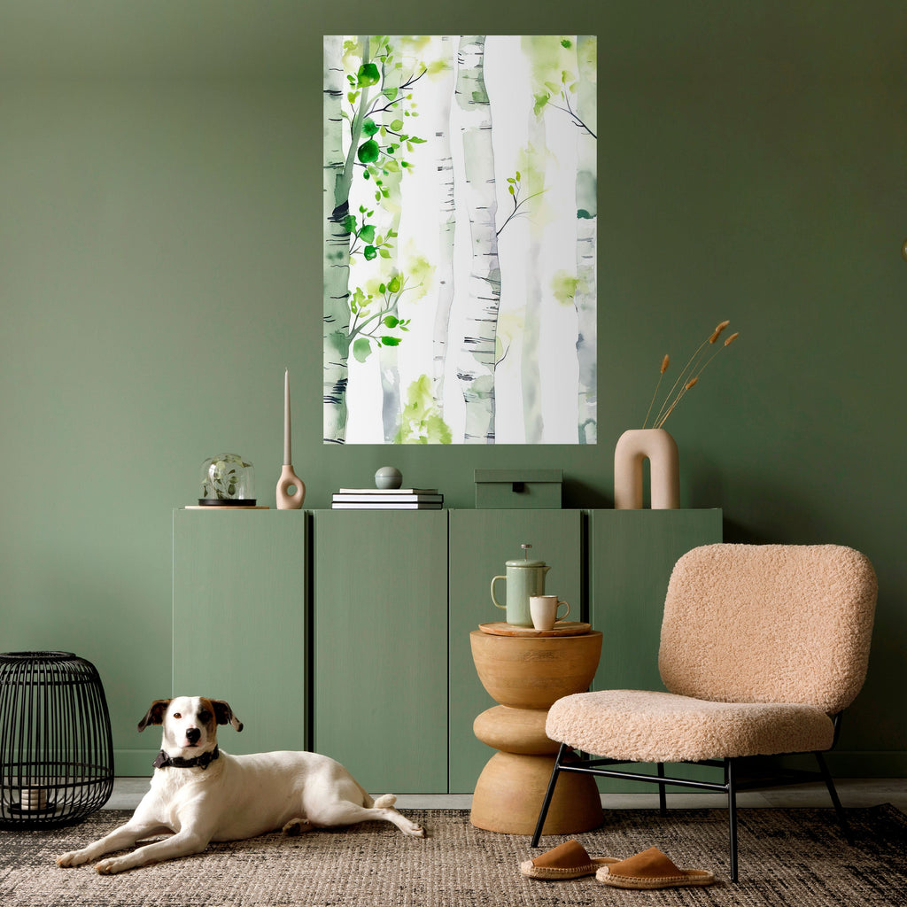 Affiche verticale autocollante BIRCHY SOLACE