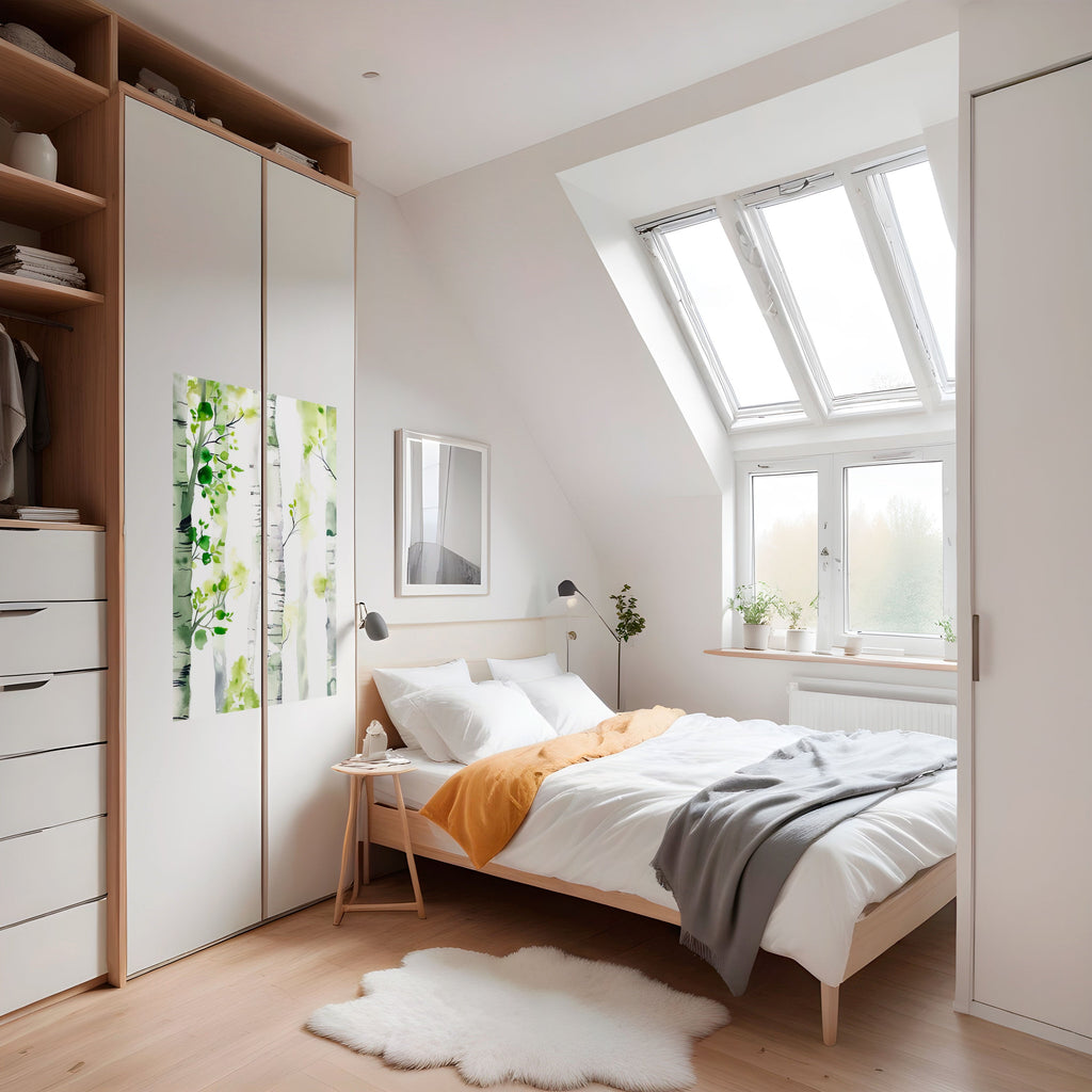 Affiche verticale autocollante BIRCHY SOLACE