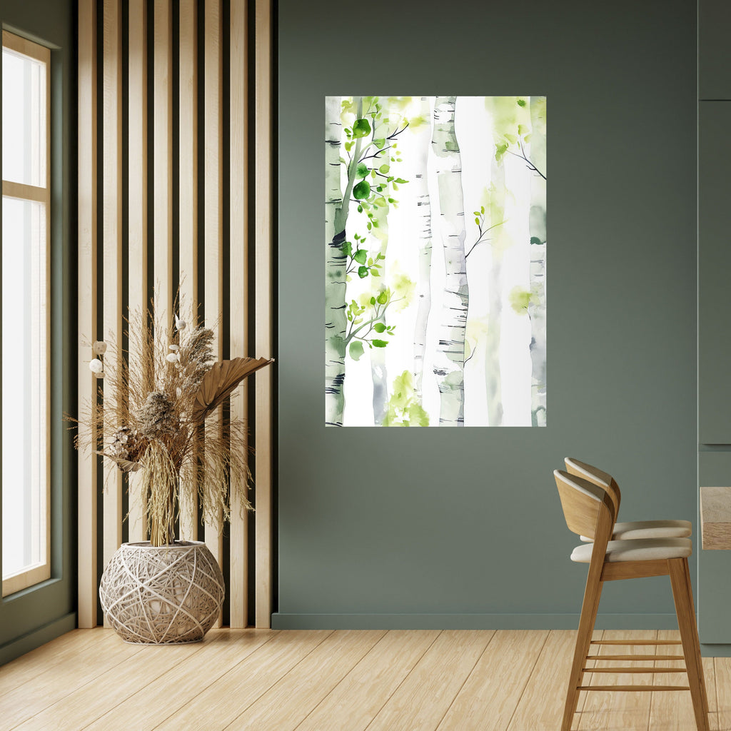 Affiche verticale autocollante BIRCHY SOLACE