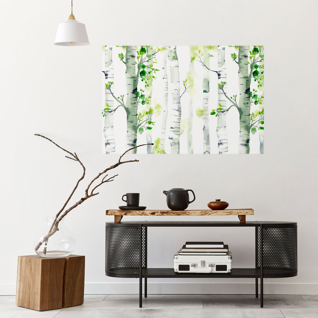 Affiche horizontale autocollante BIRCHY SOLACE