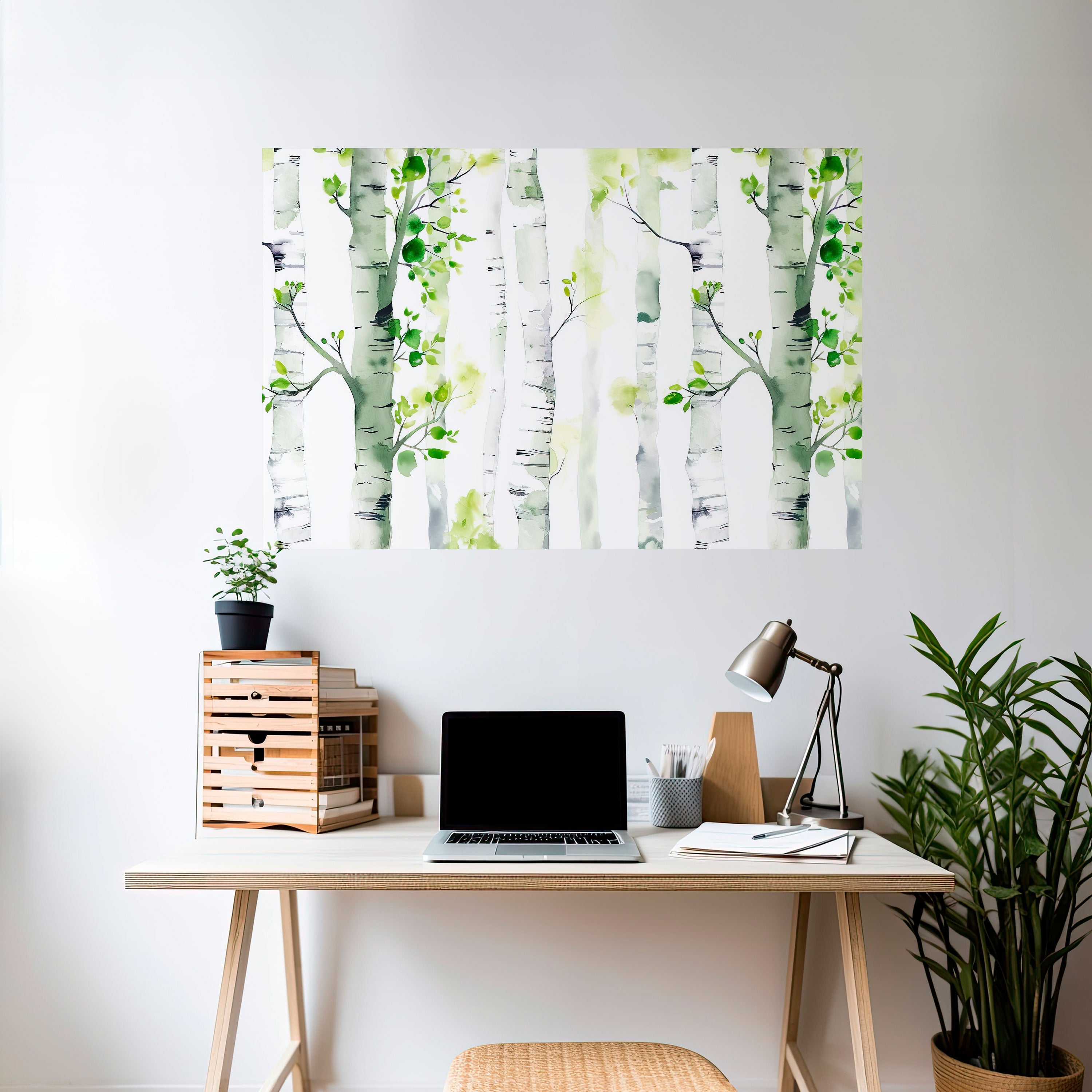 Affiche horizontale autocollante BIRCHY SOLACE