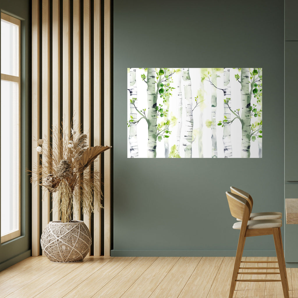 Affiche horizontale autocollante BIRCHY SOLACE