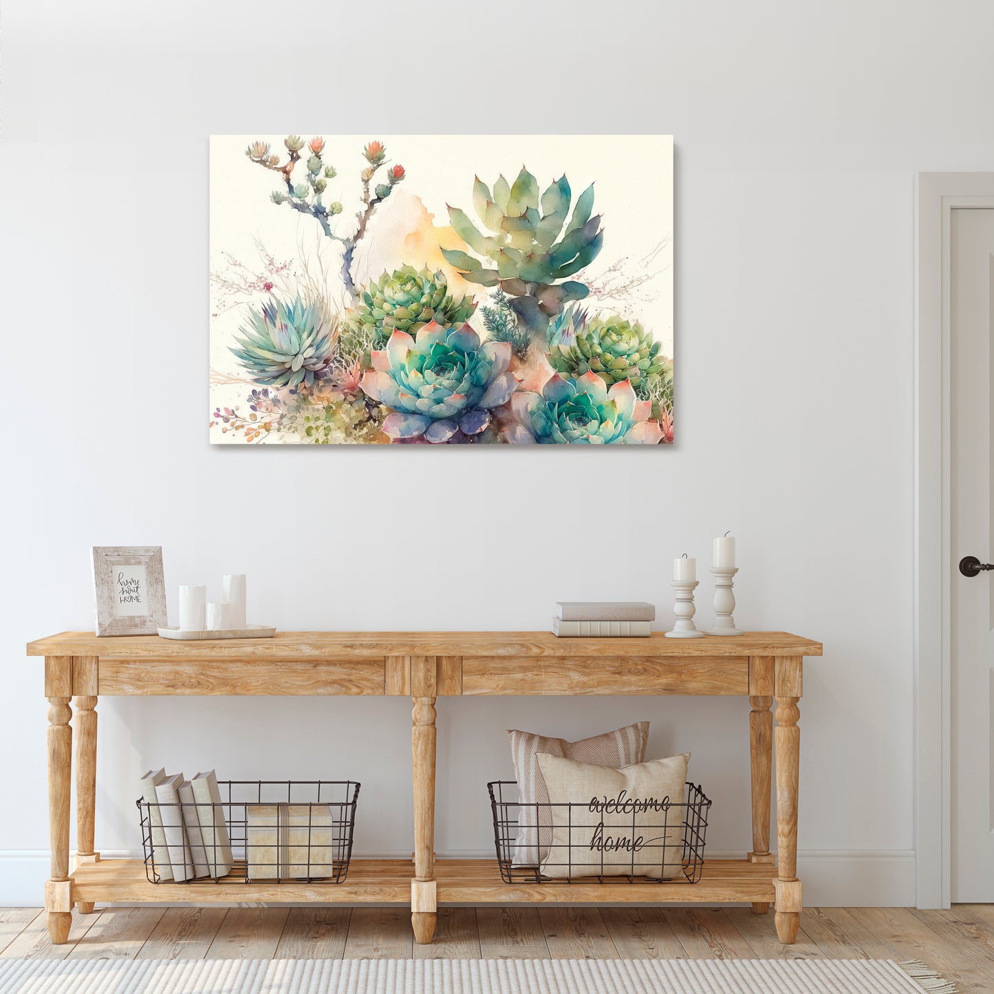 SECRET GARDEN Horizontal Canvas Print