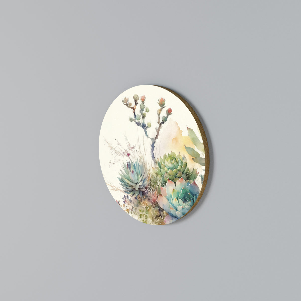 SECRET GARDEN Round Wall Art