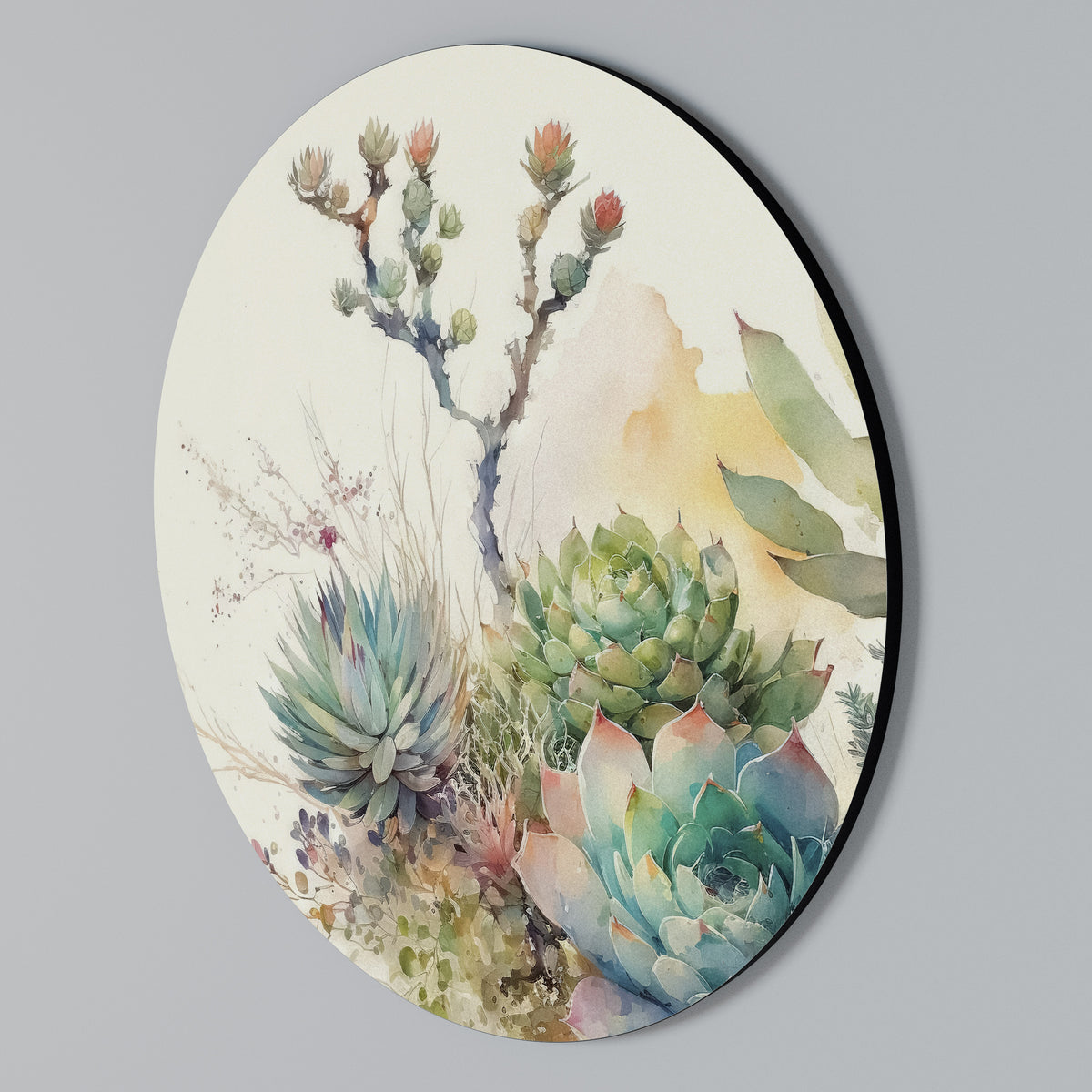 SECRET GARDEN Round Wall Art