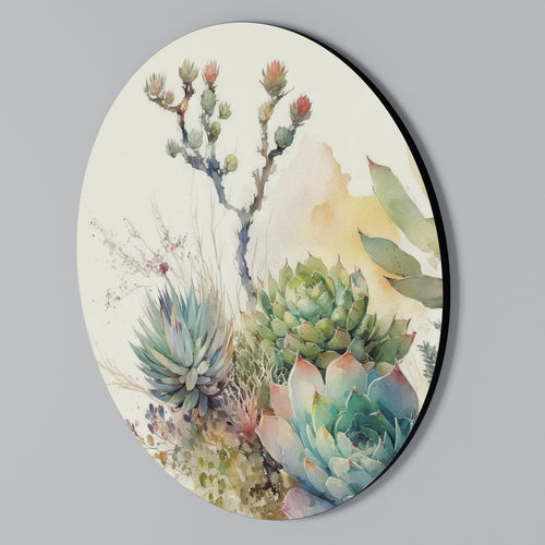 SECRET GARDEN Round Wall Art
