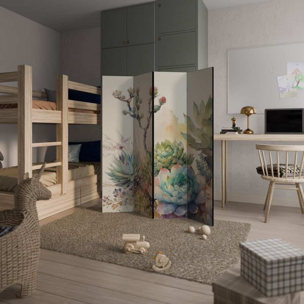 SECRET GARDEN Decorative 4-Panel Room Divider