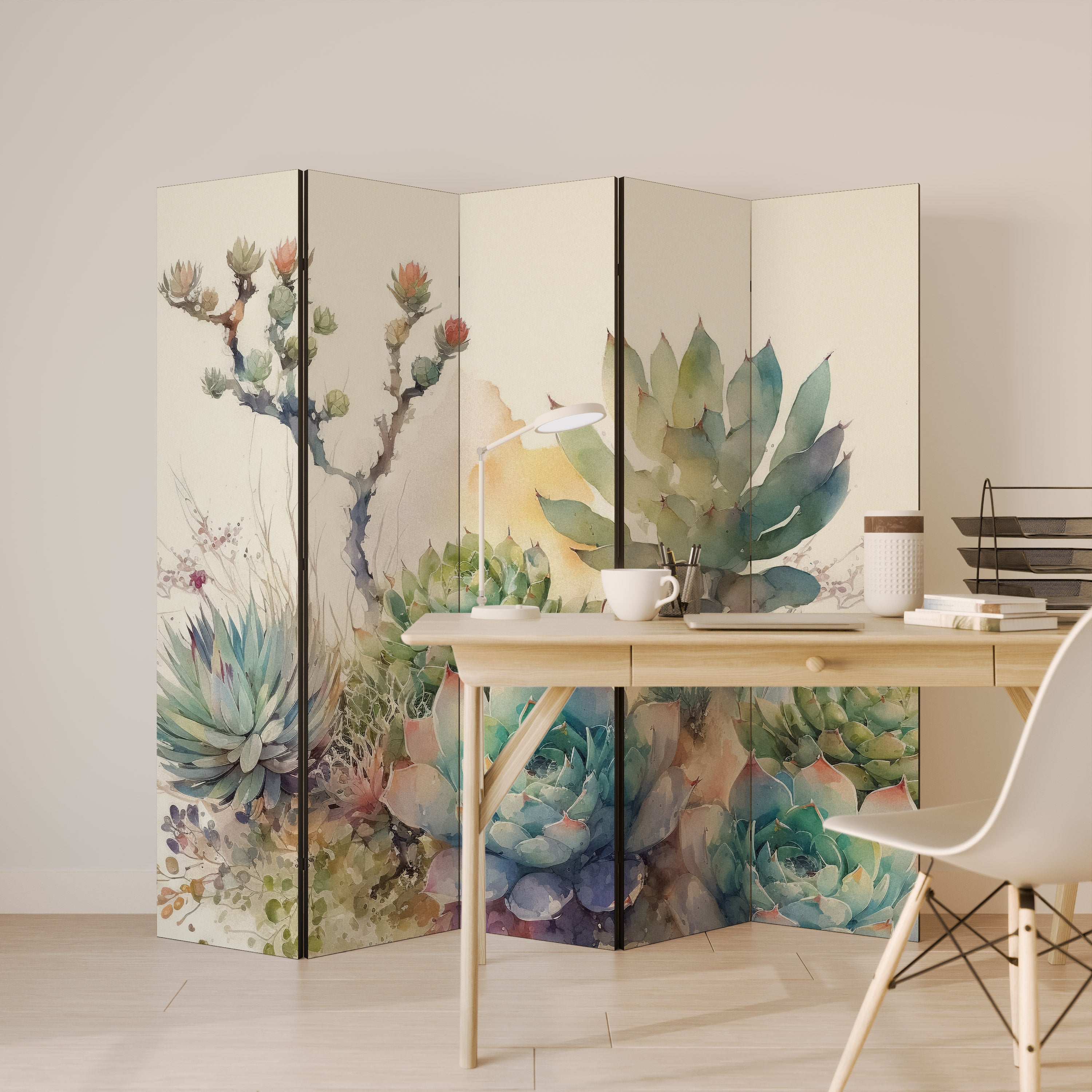 SECRET GARDEN 5-Panel Room Divider