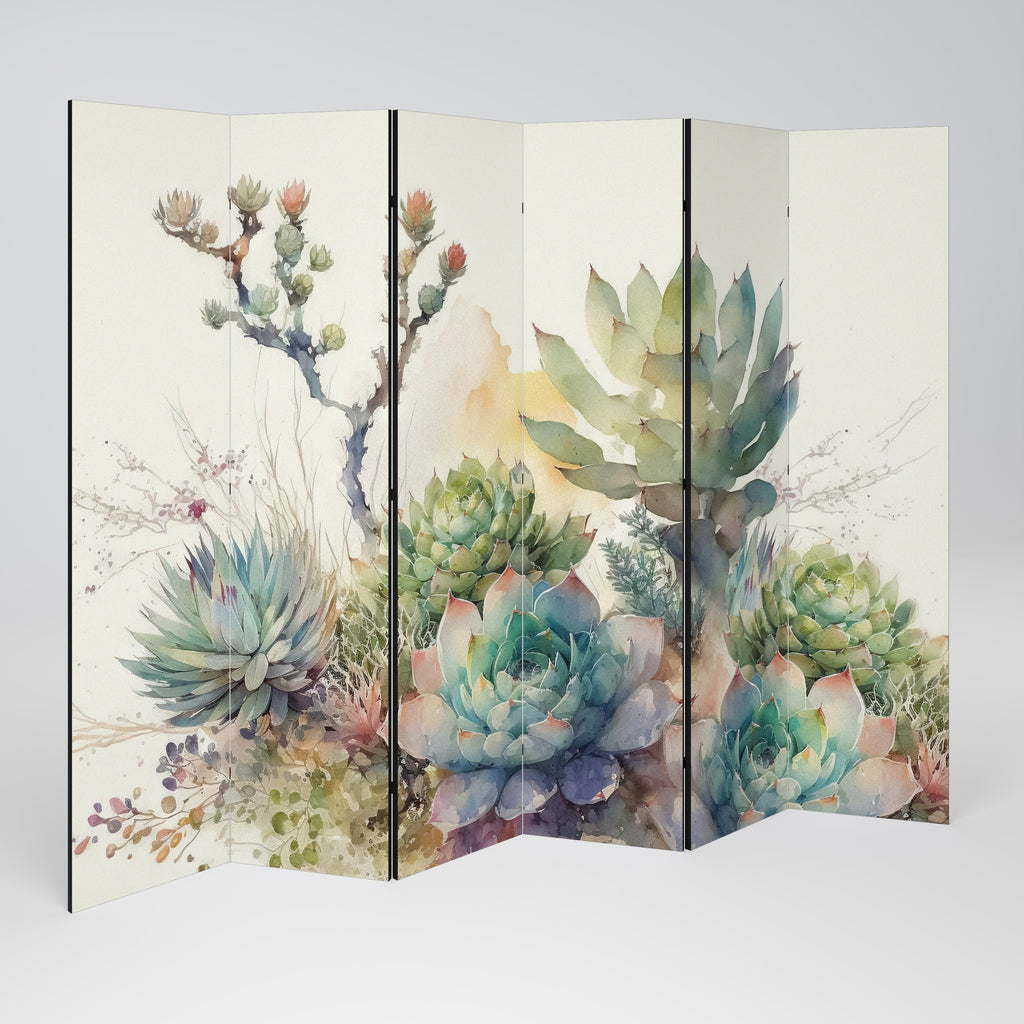 SECRET GARDEN Decorative 6-Panel Room Divider