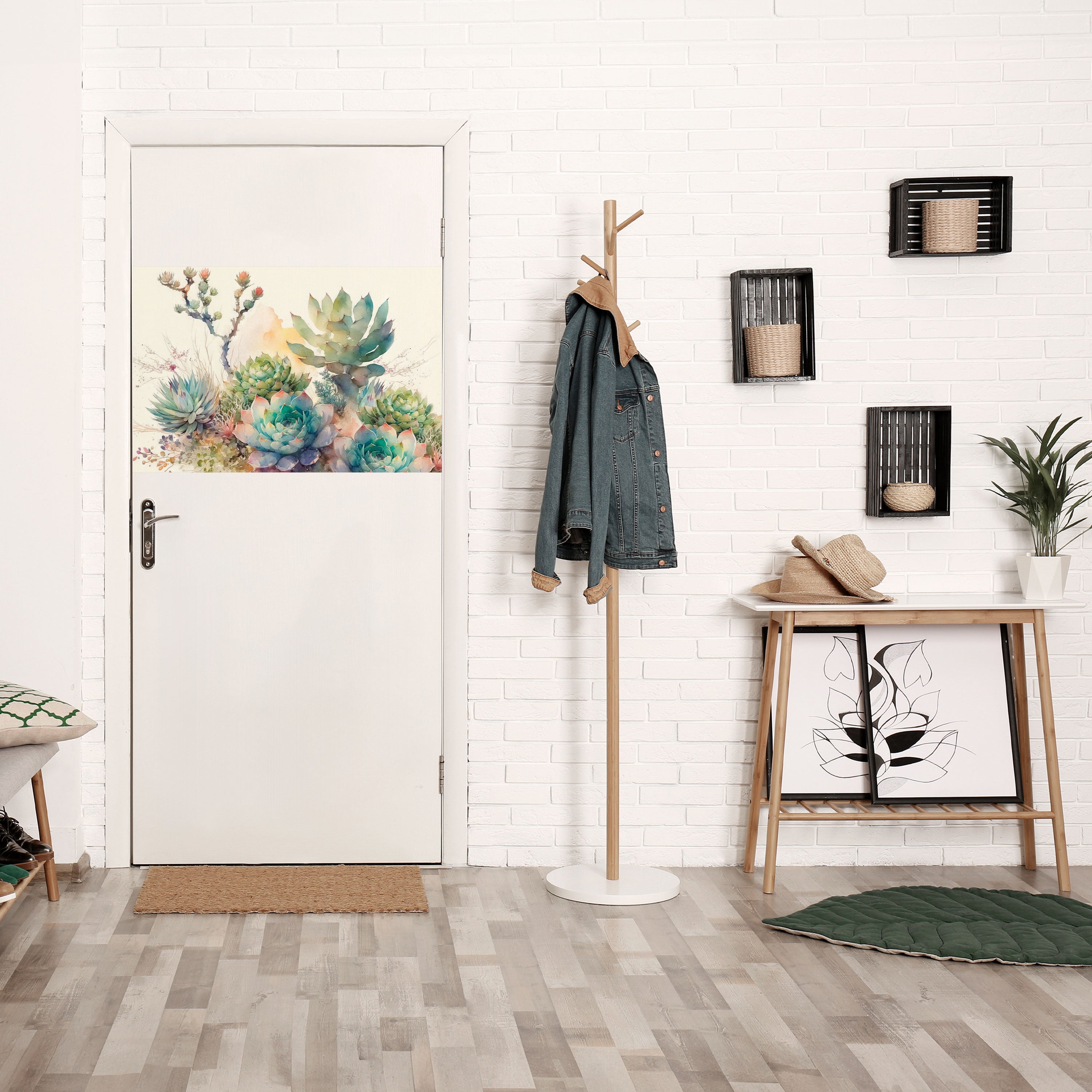 Affiche horizontale autocollante « JARDIN SECRET »