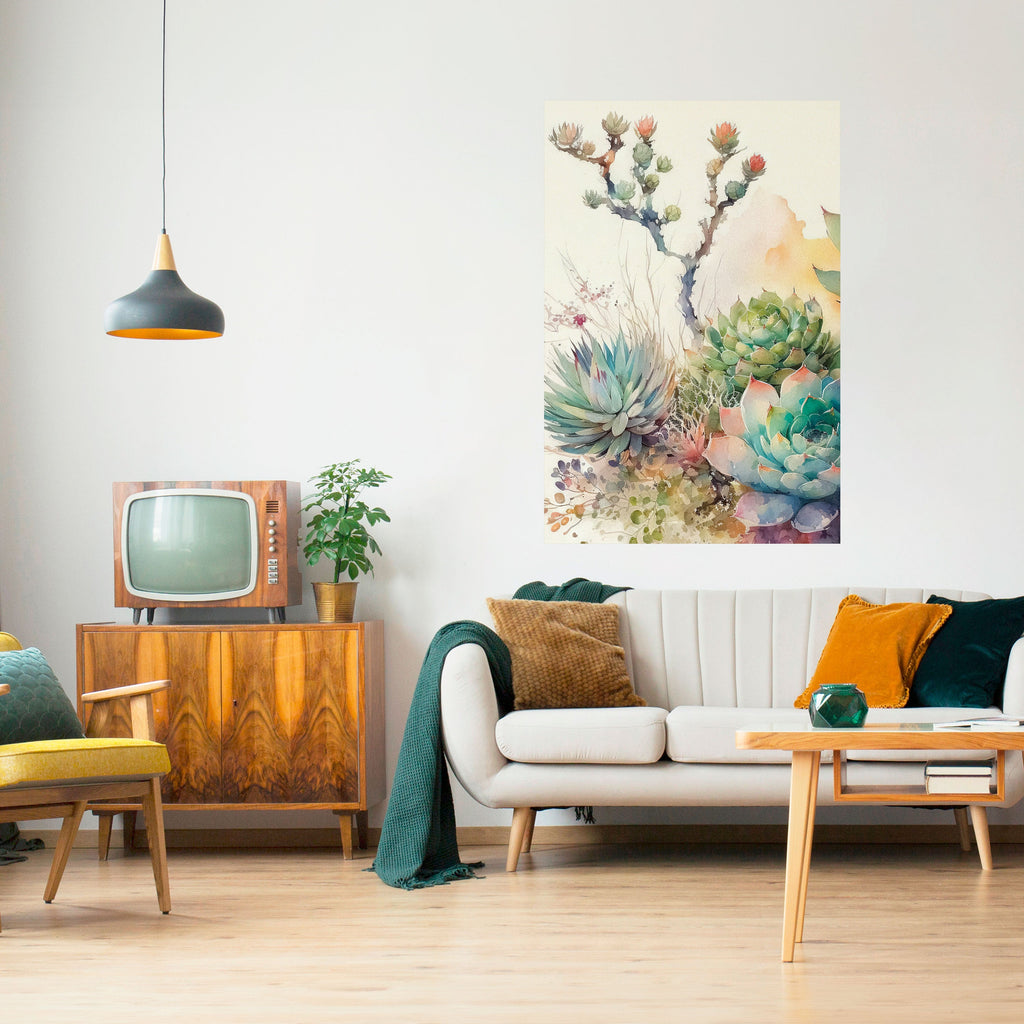 Affiche verticale autocollante « JARDIN SECRET »