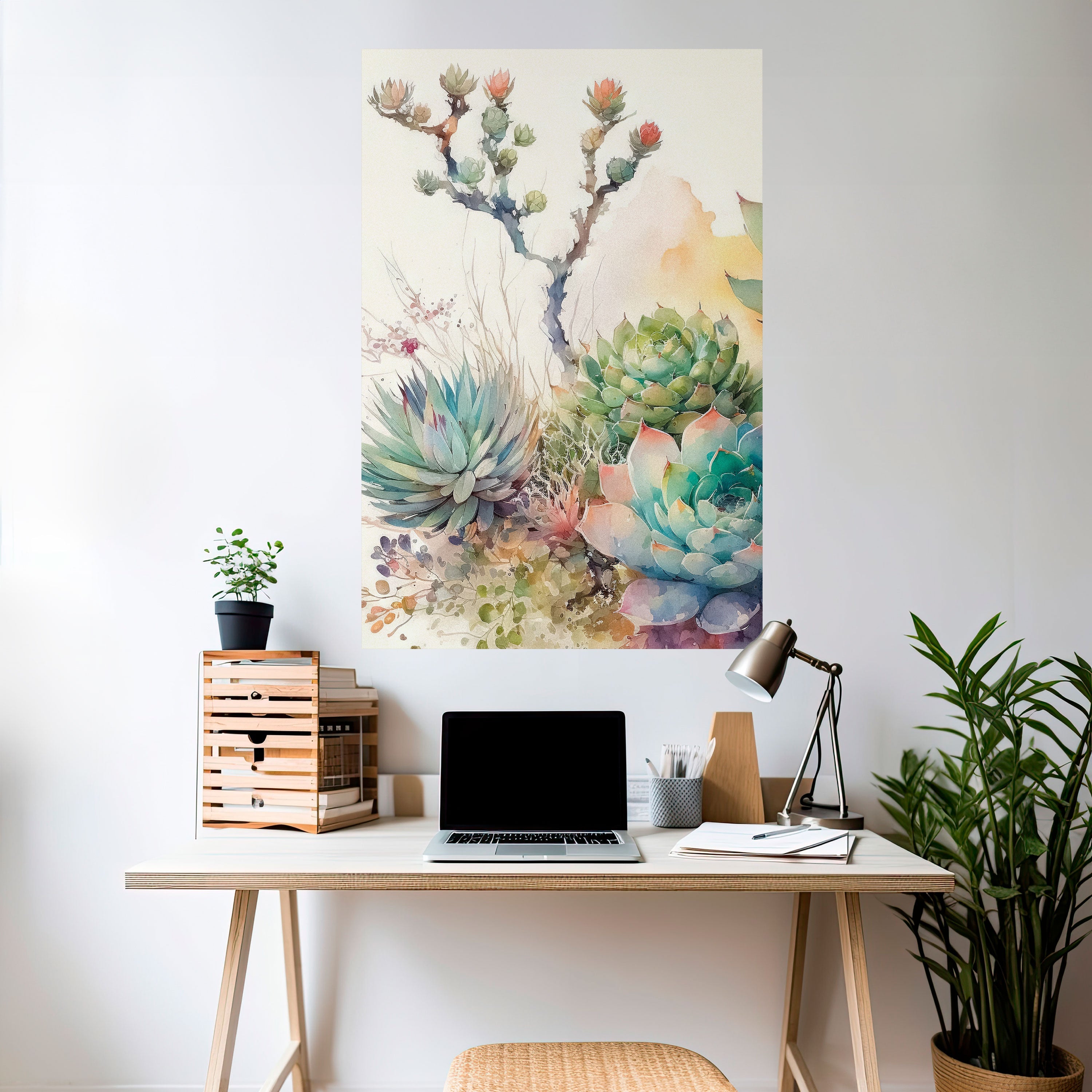 Affiche verticale autocollante « JARDIN SECRET »