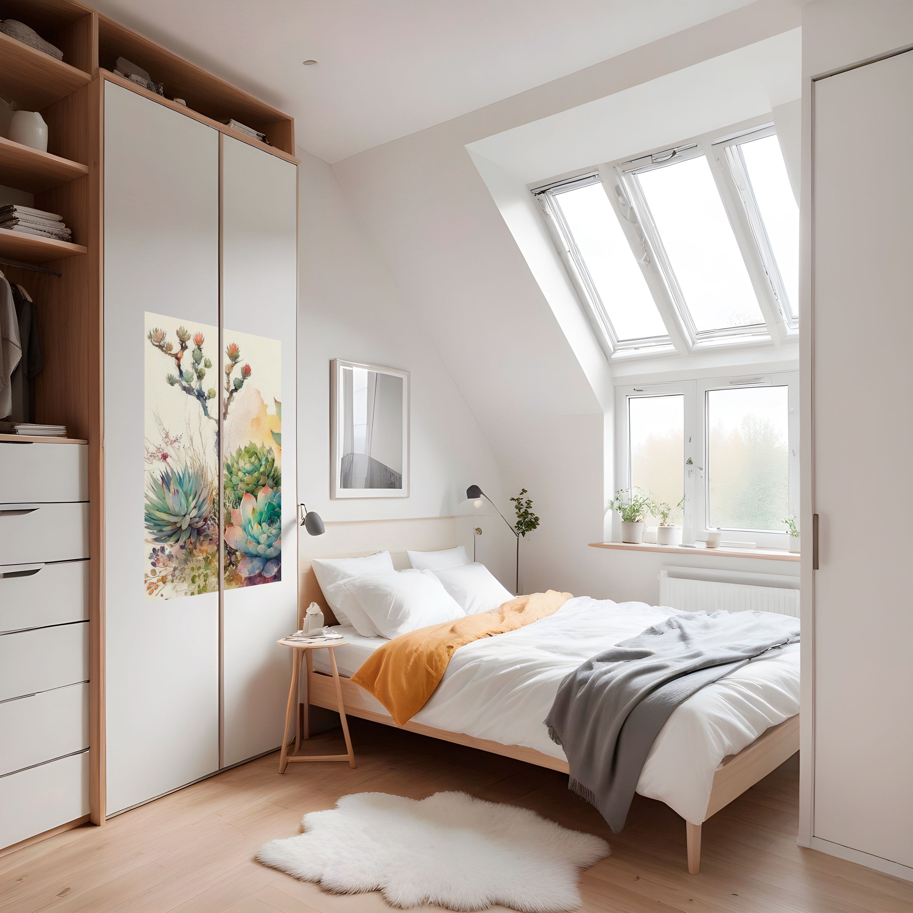 Affiche verticale autocollante « JARDIN SECRET »