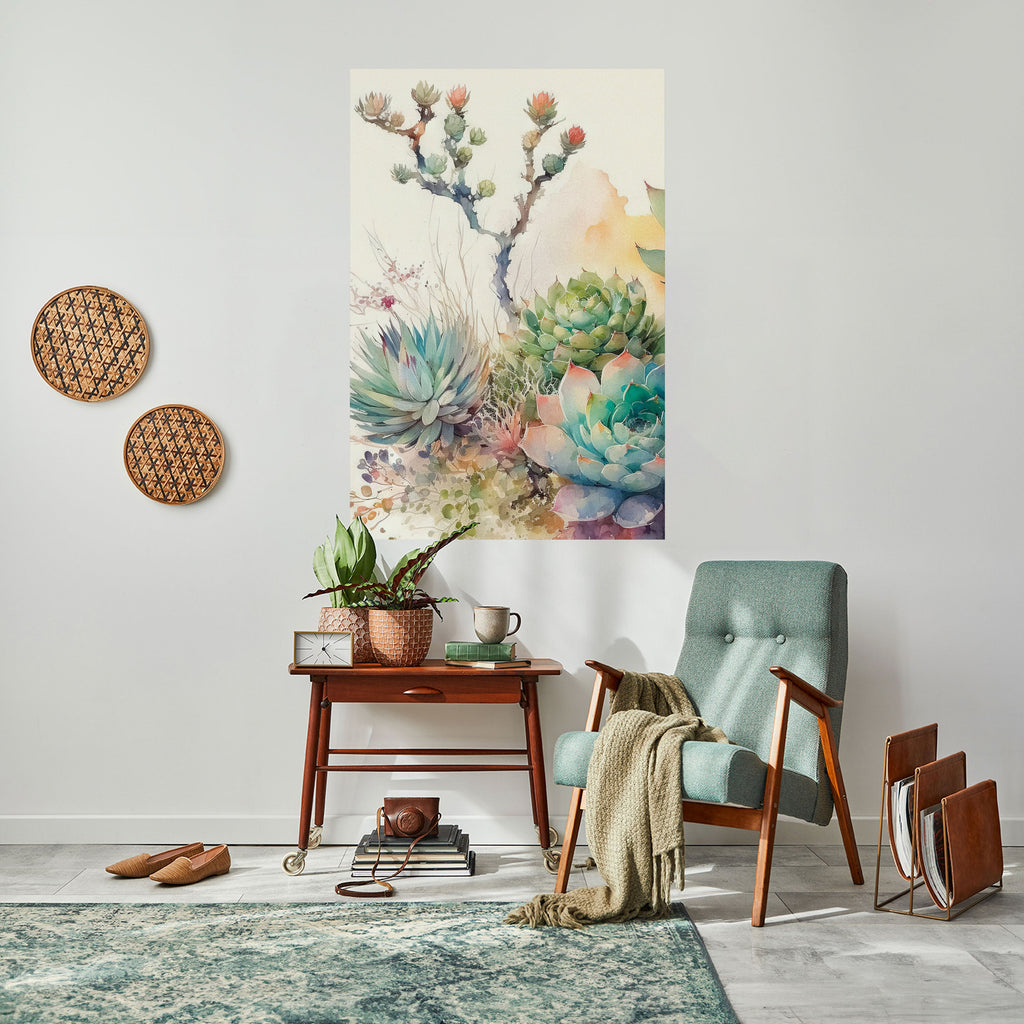 Affiche verticale autocollante « JARDIN SECRET »