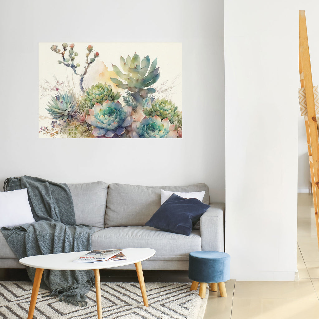 Affiche horizontale autocollante « JARDIN SECRET »