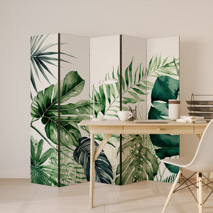MONSTERA DREAM 5-Panel Room Divider