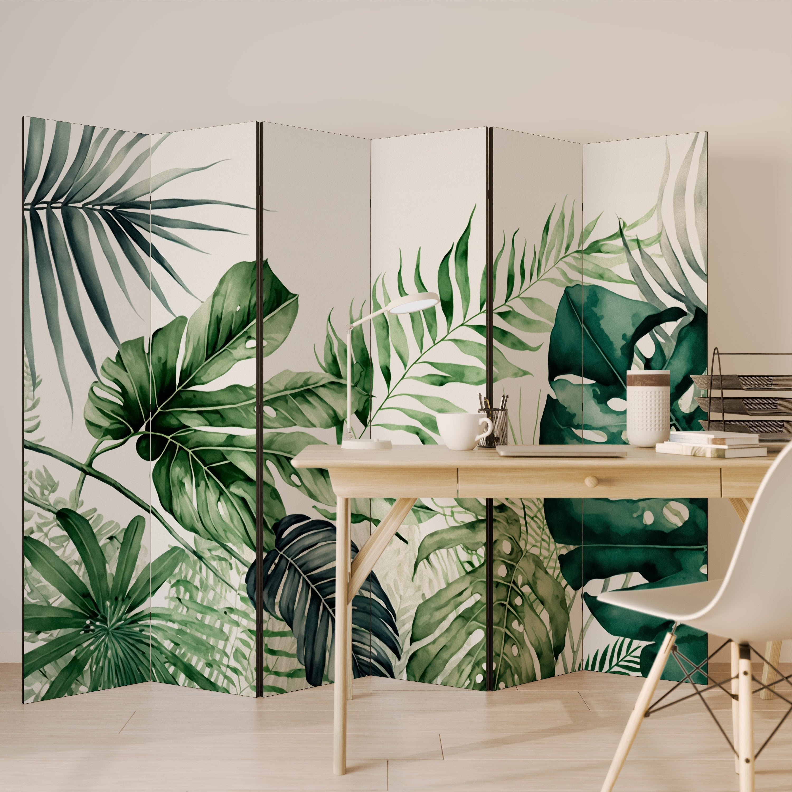 Paravent décoratif à 6 panneaux MONSTERA DREAM