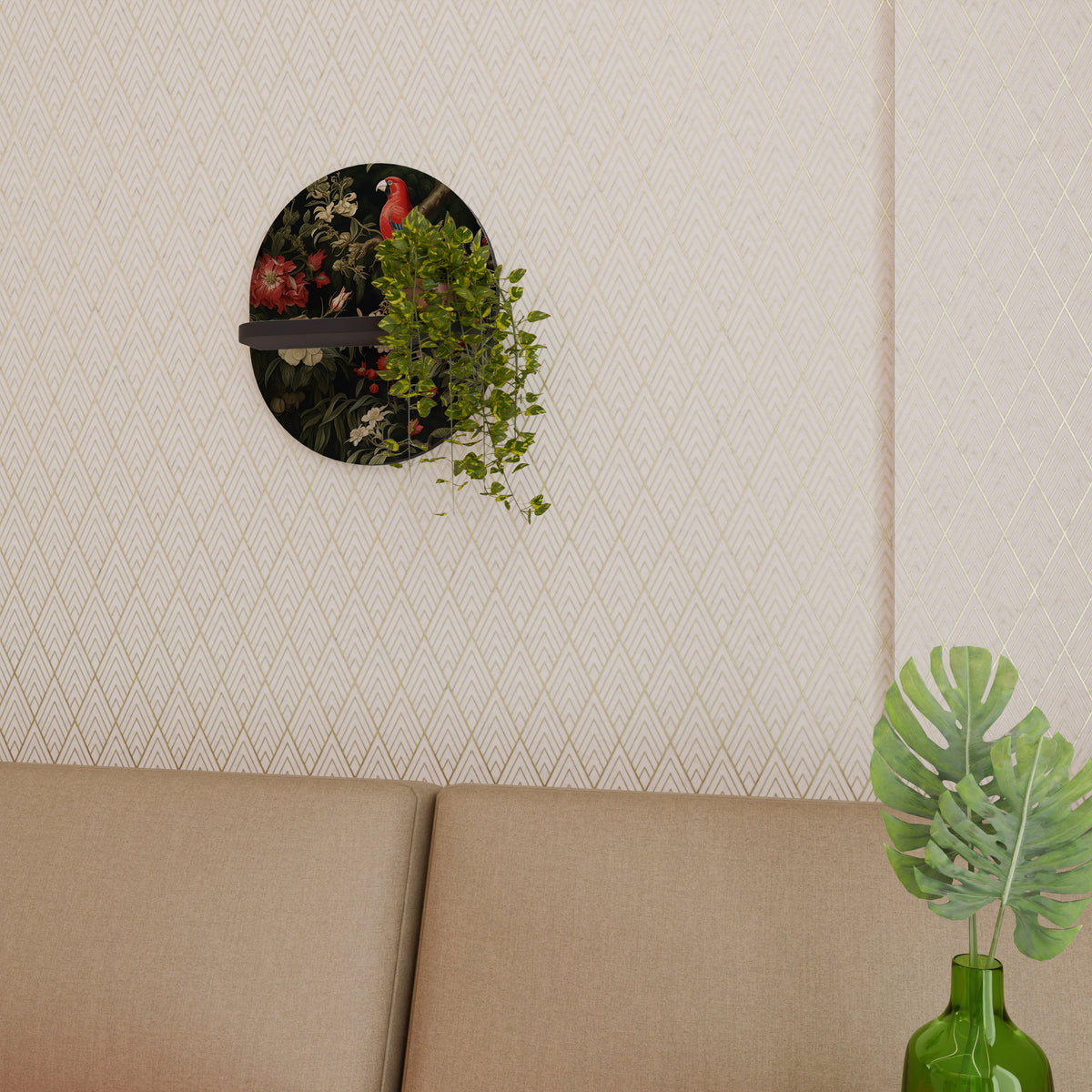 AVIAN BLOSSOMS Art Shelf