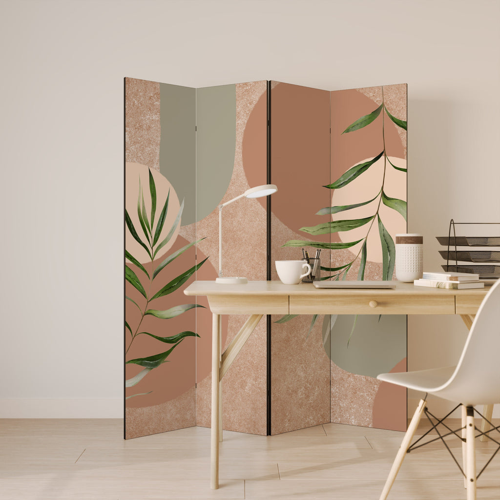 SENSUAL NATURE'S TAPESTRY Decorative 4-Panel Room Divider