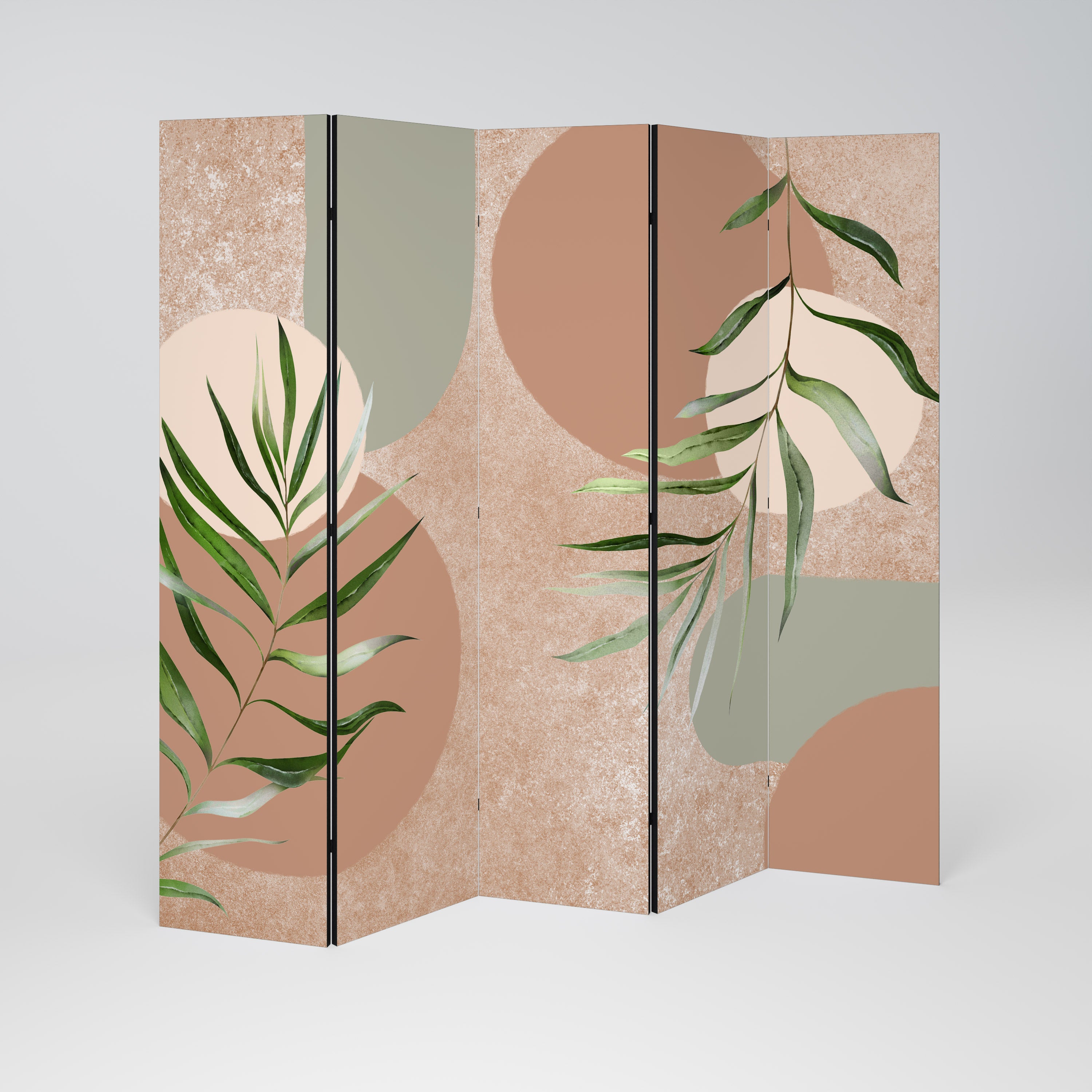 SENSUAL NATURE'S TAPESTRY 5-Panel Room Divider